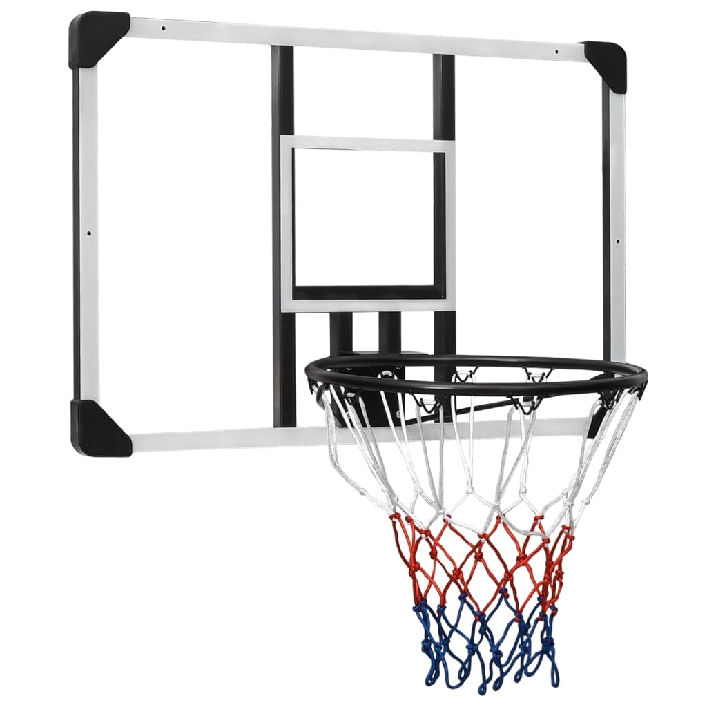 Tablero De Baloncesto Policarbonato Transparente Vidaxl 90 X 60 Cm