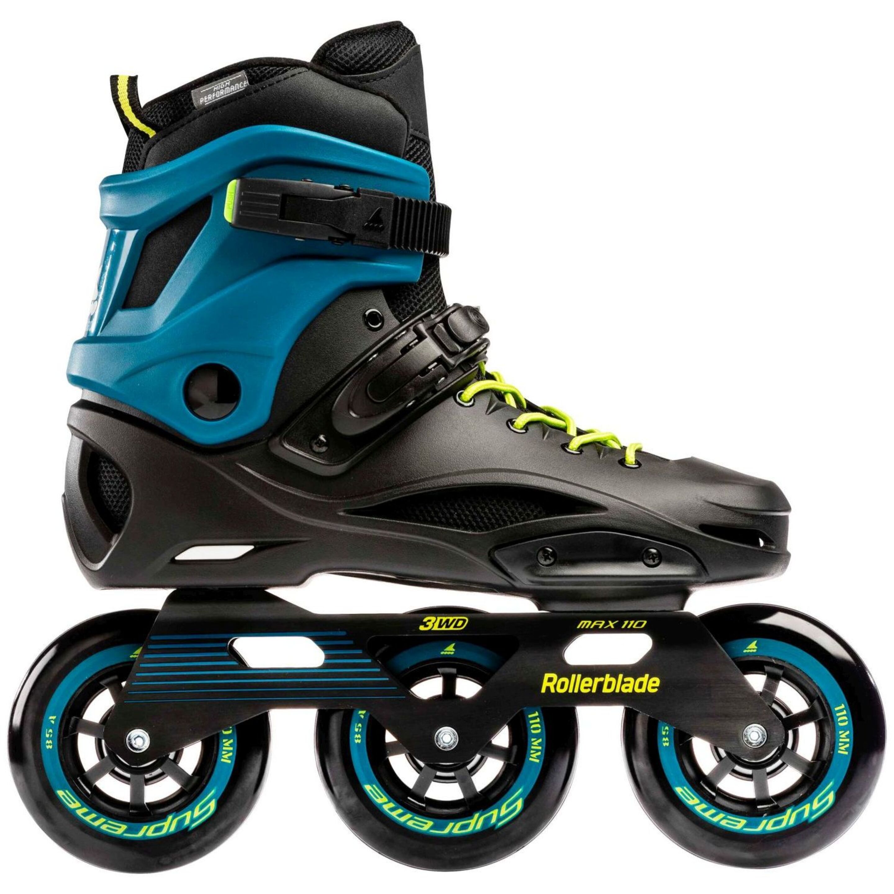 Rollerblade Rb 110 3wd | Negro - Azul Petroleo