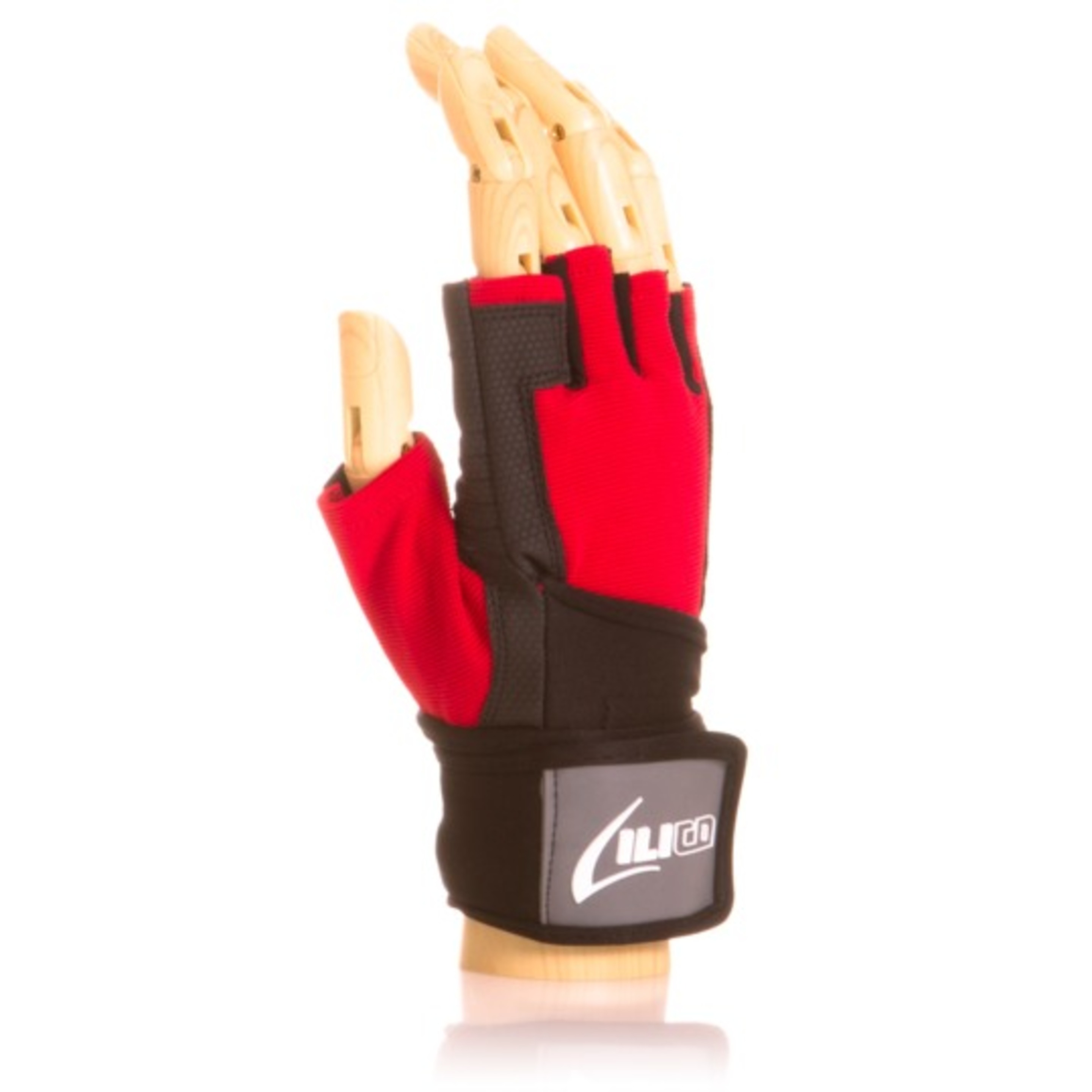 Guantes Fitness ILICO ELITE Rojo Negro