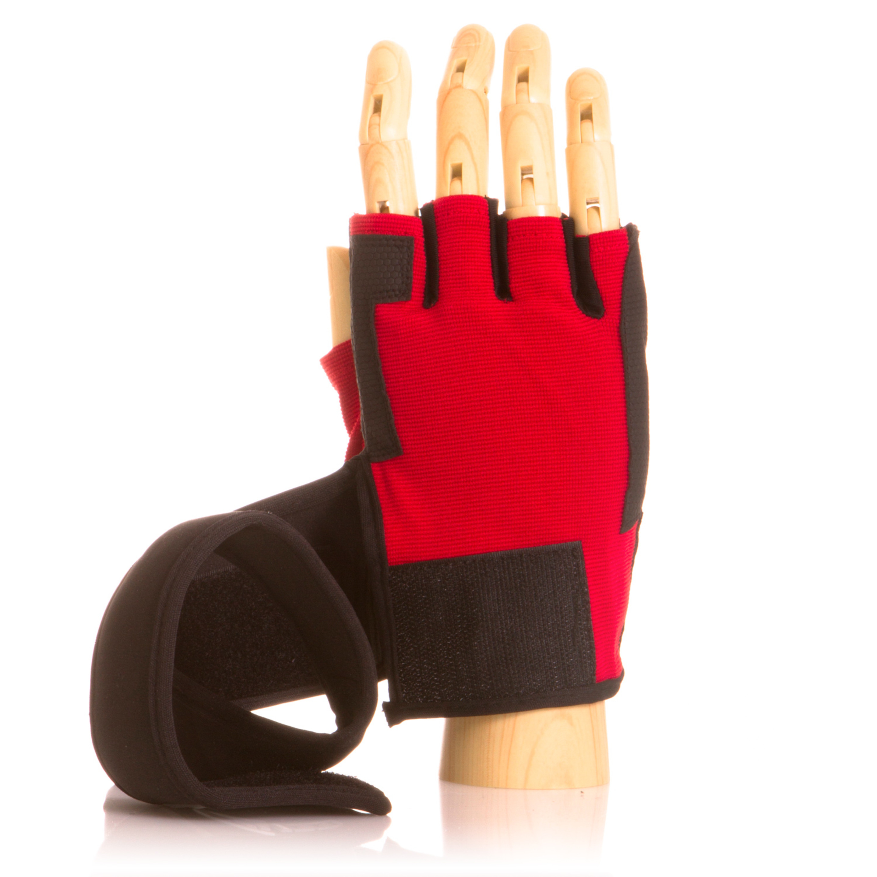 Guantes Fitness ILICO ELITE Rojo Negro