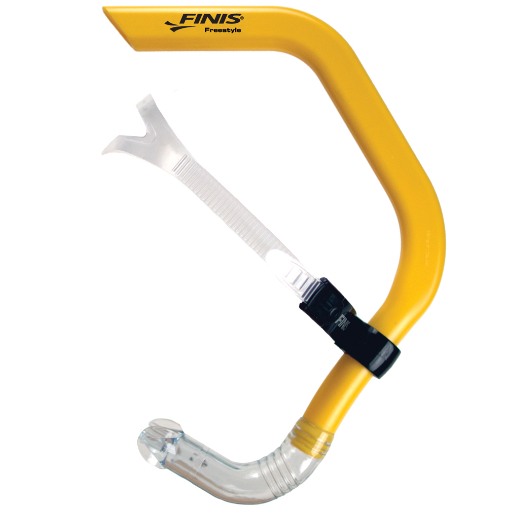 Tubo Frontal Freestyle Snorkel Finis - amarillo - 