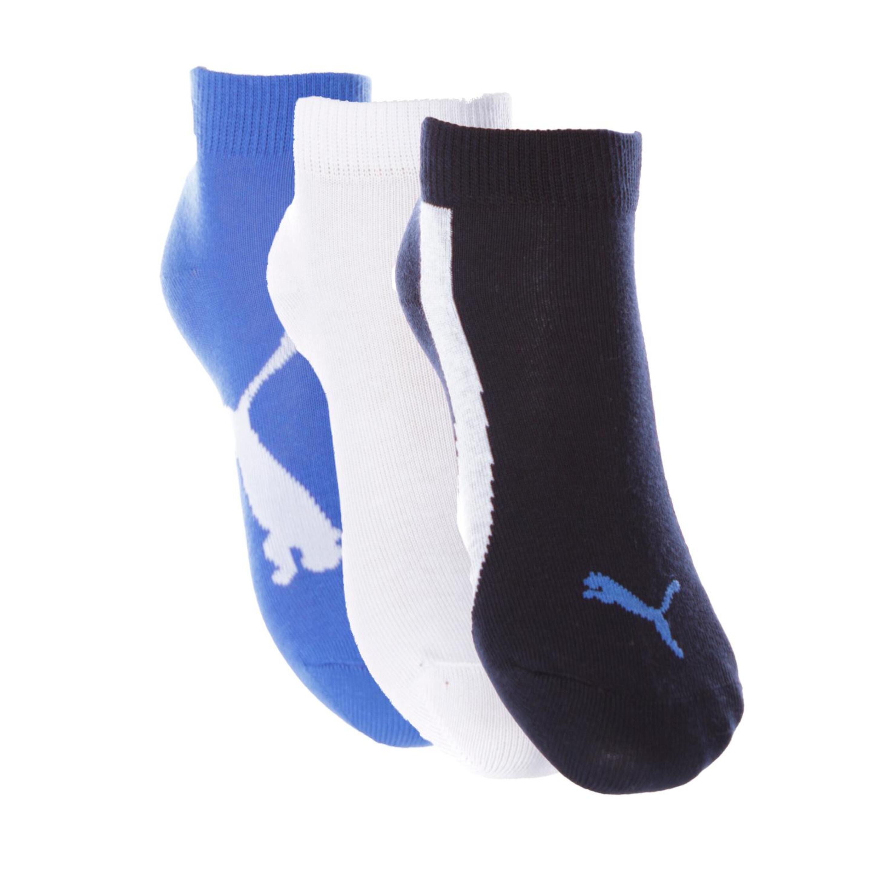 Calcetines Corto Puma Marino Gris Azul Niño