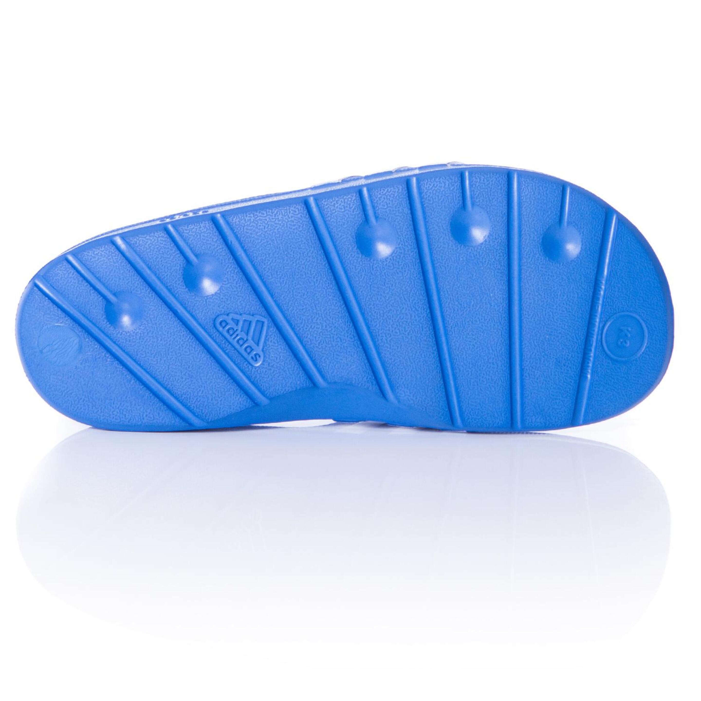 Chanclas ADIDAS DURAMO SLIDE Piscina Niño Azul Blanco