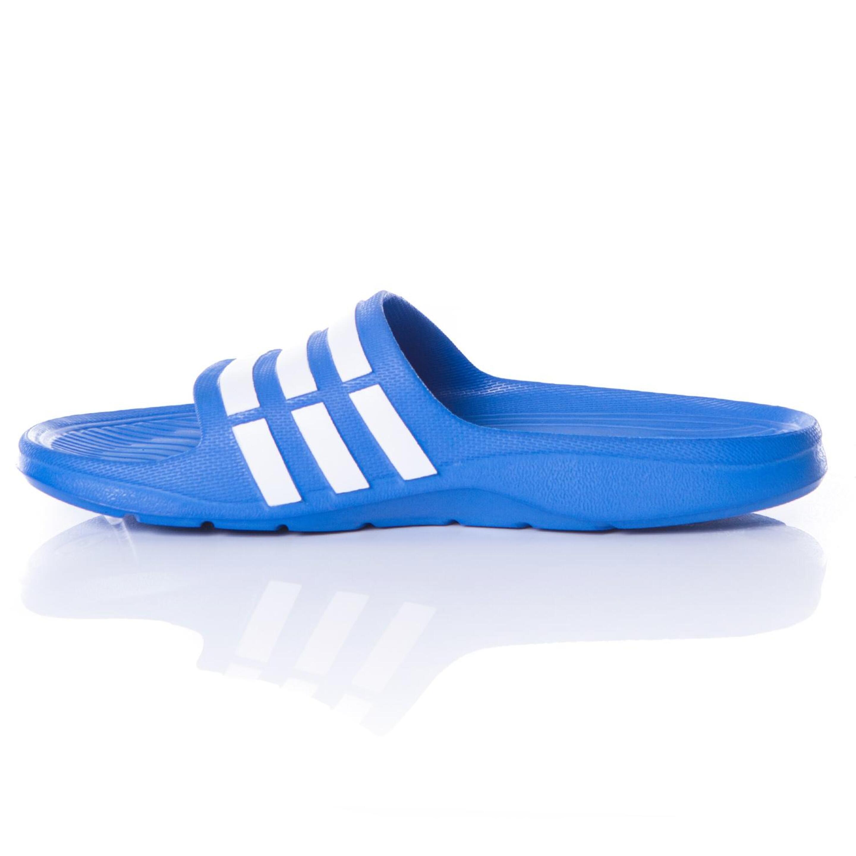 Chanclas ADIDAS DURAMO SLIDE Piscina Niño Azul Blanco