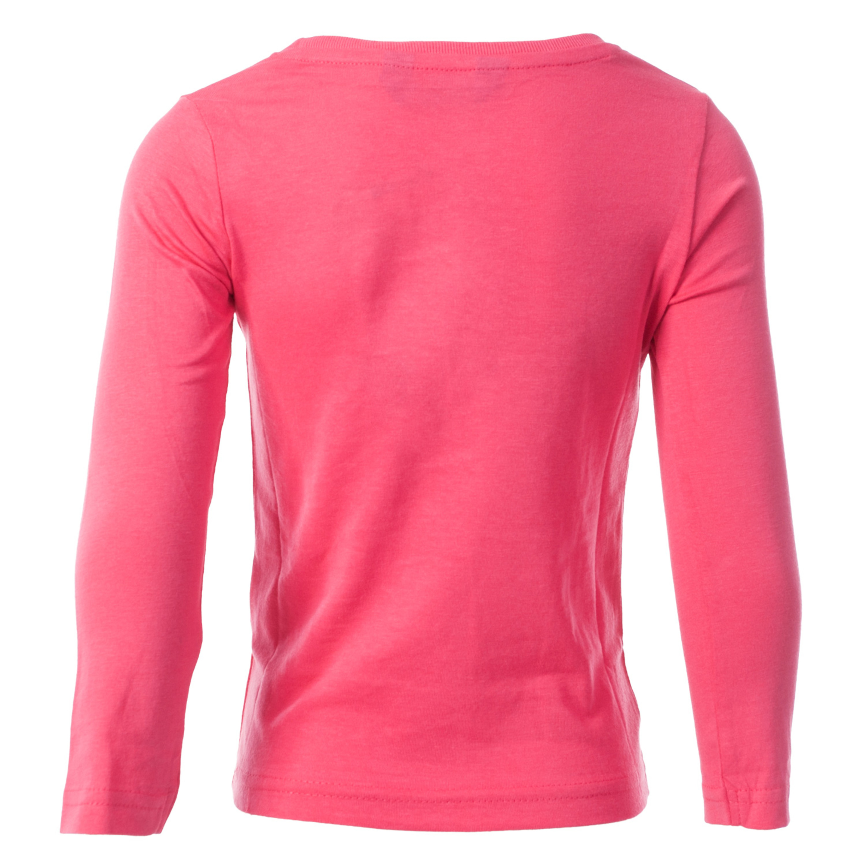 Camiseta De Manga Larga Up Basic Rosa Fucsia Niña (2-8)