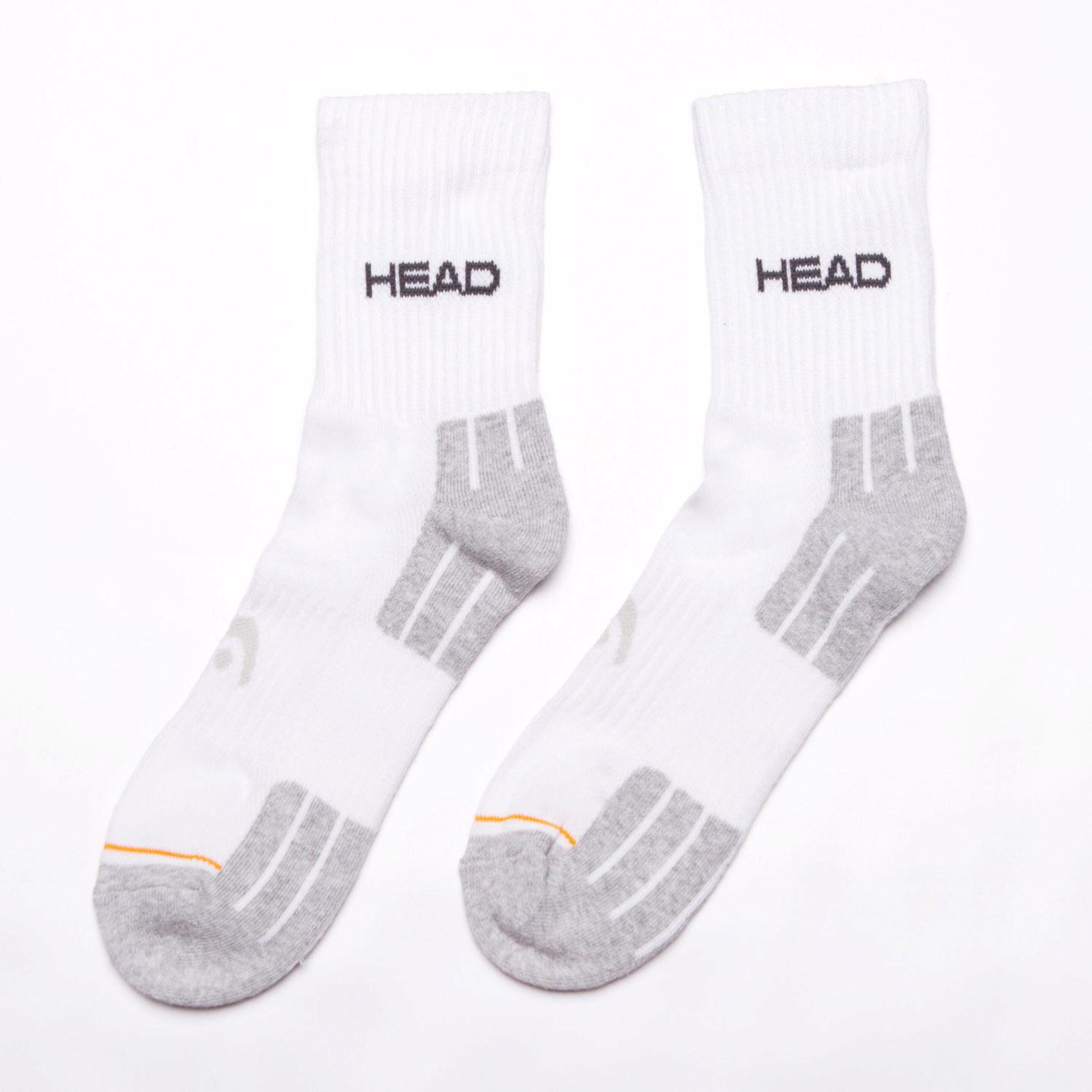 Head Calcetines Deporte Blanco Hombre