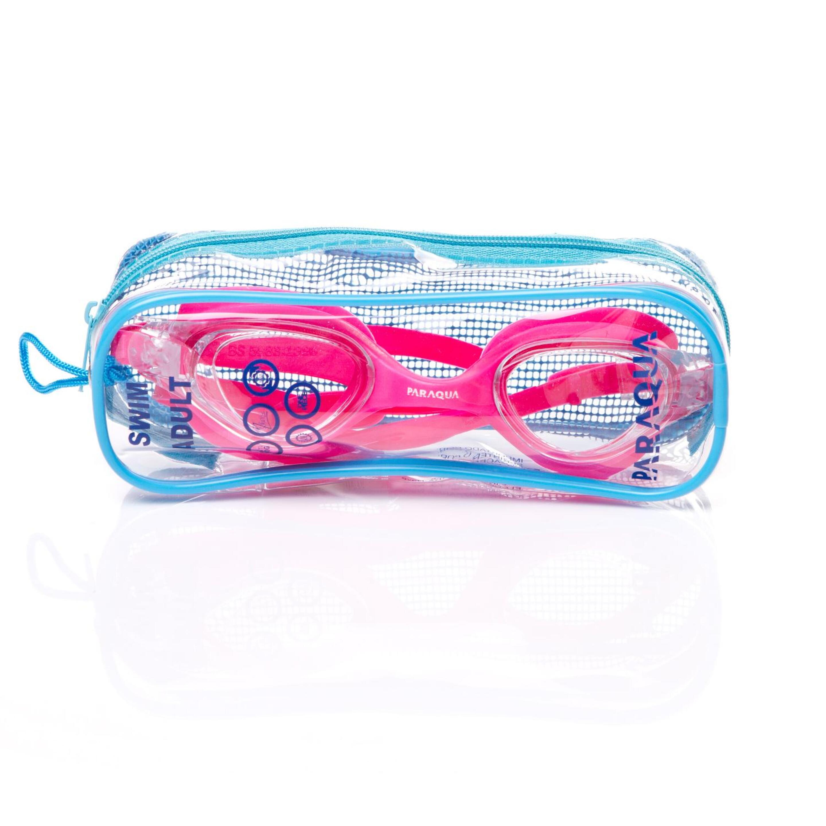 Gafas De Natación Paraqua Silver Swim-big Rosa