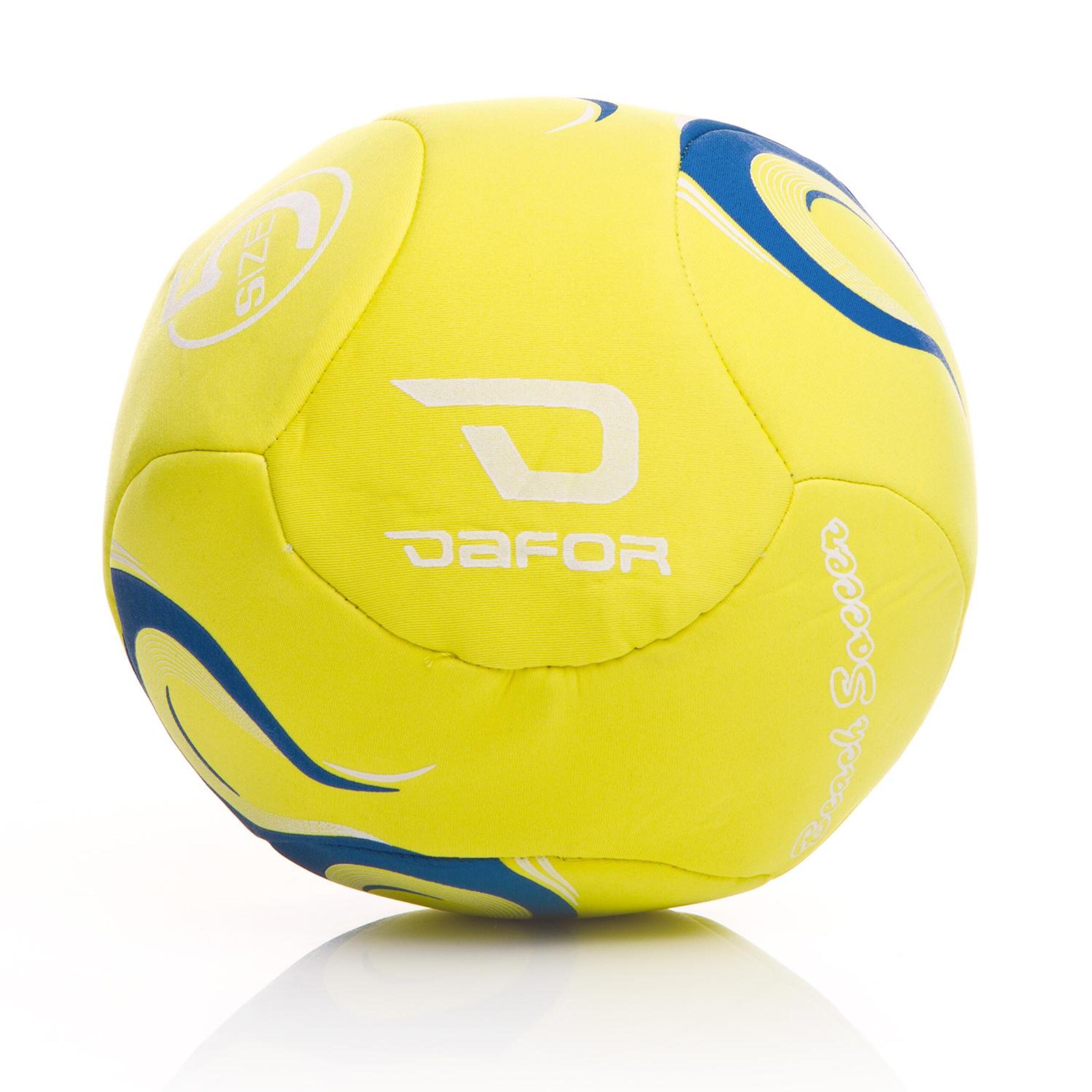 Balón Fútbol Playa DAFOR Training Amarillo Fluor