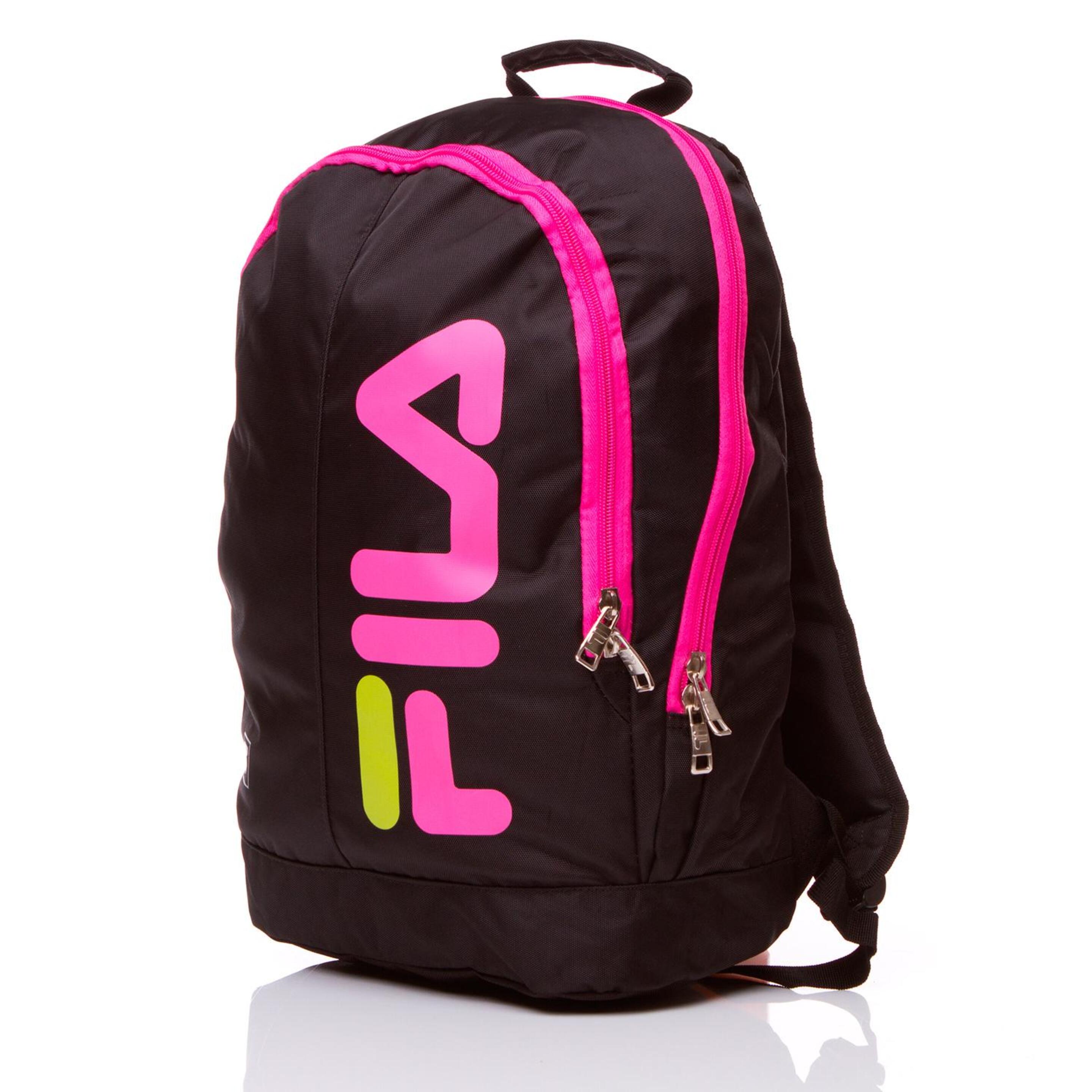 FILA LAPTOP Mochila Negra Fucsia 