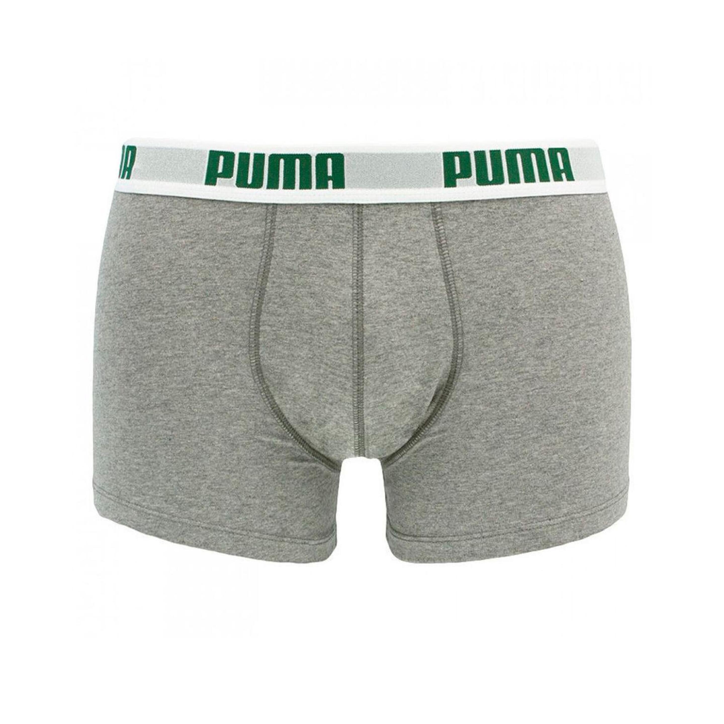 Puma Calzoncillos Boxer Verde Gris