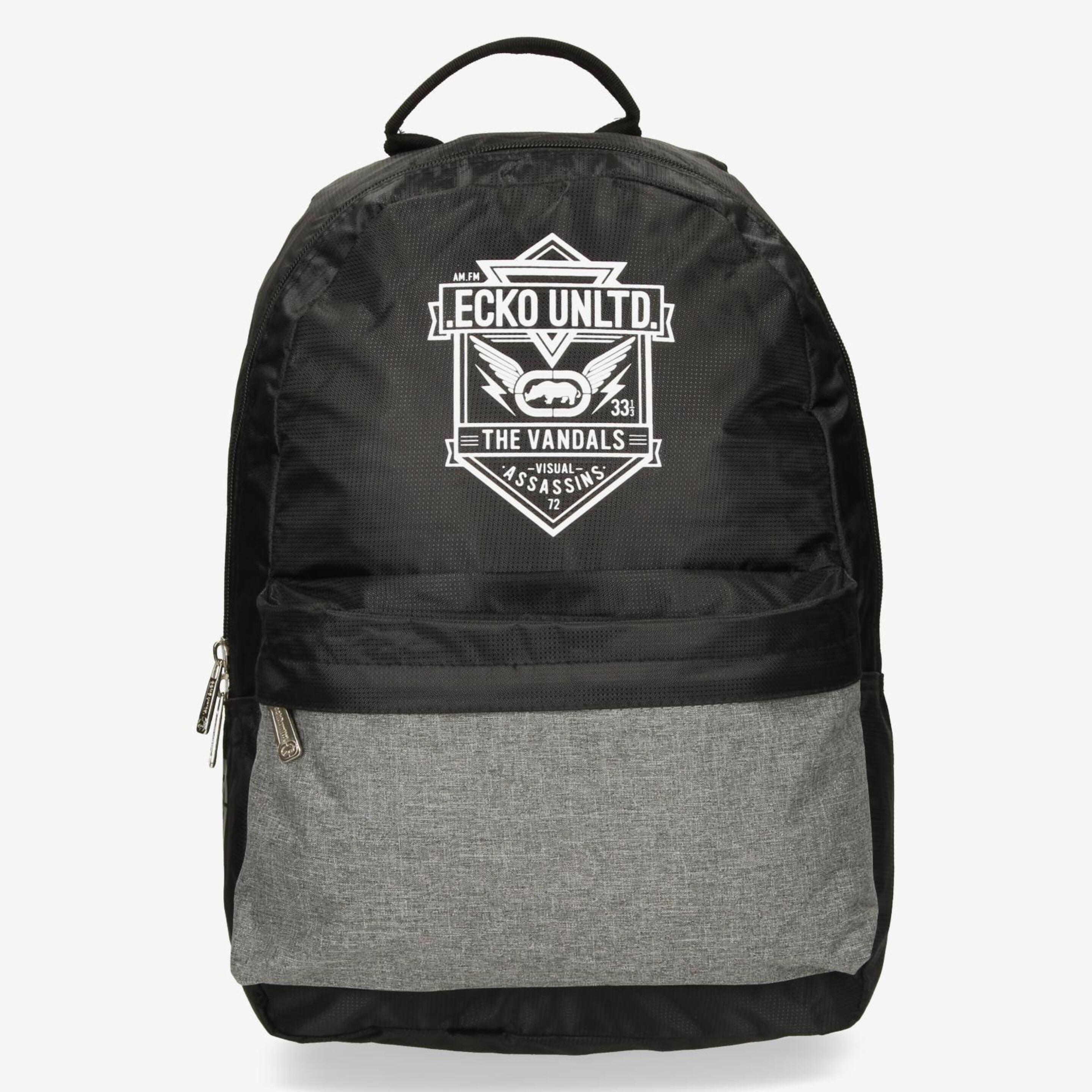 ECKO CLASS Mochila Negro Gris