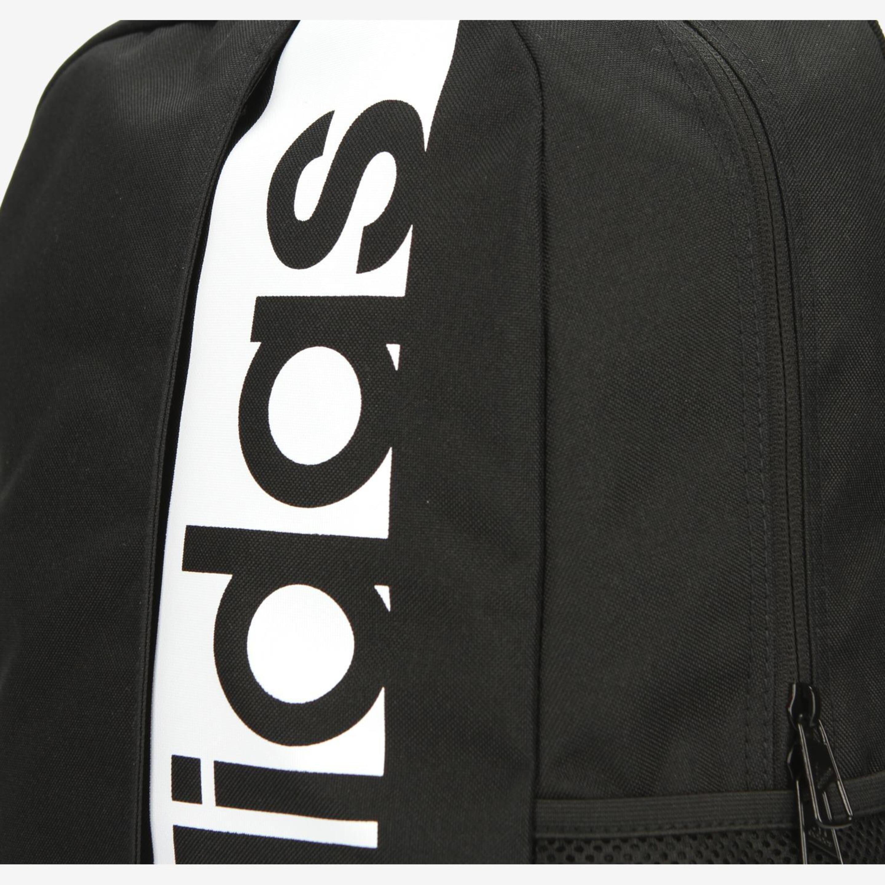 Mochila adidas Negra Franja Blanca