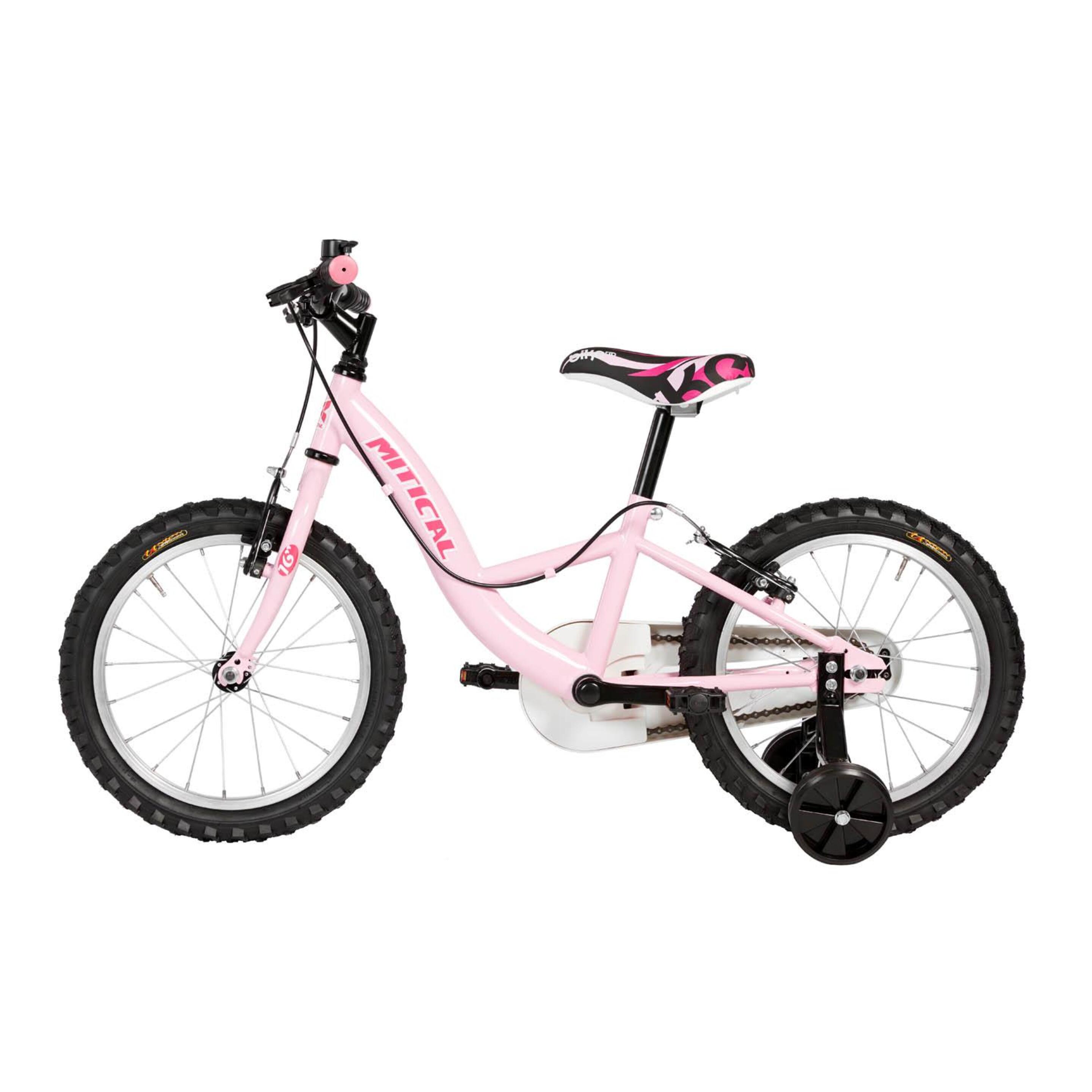 Bicicleta MITICAL 16" Blanco Fucsia Niña