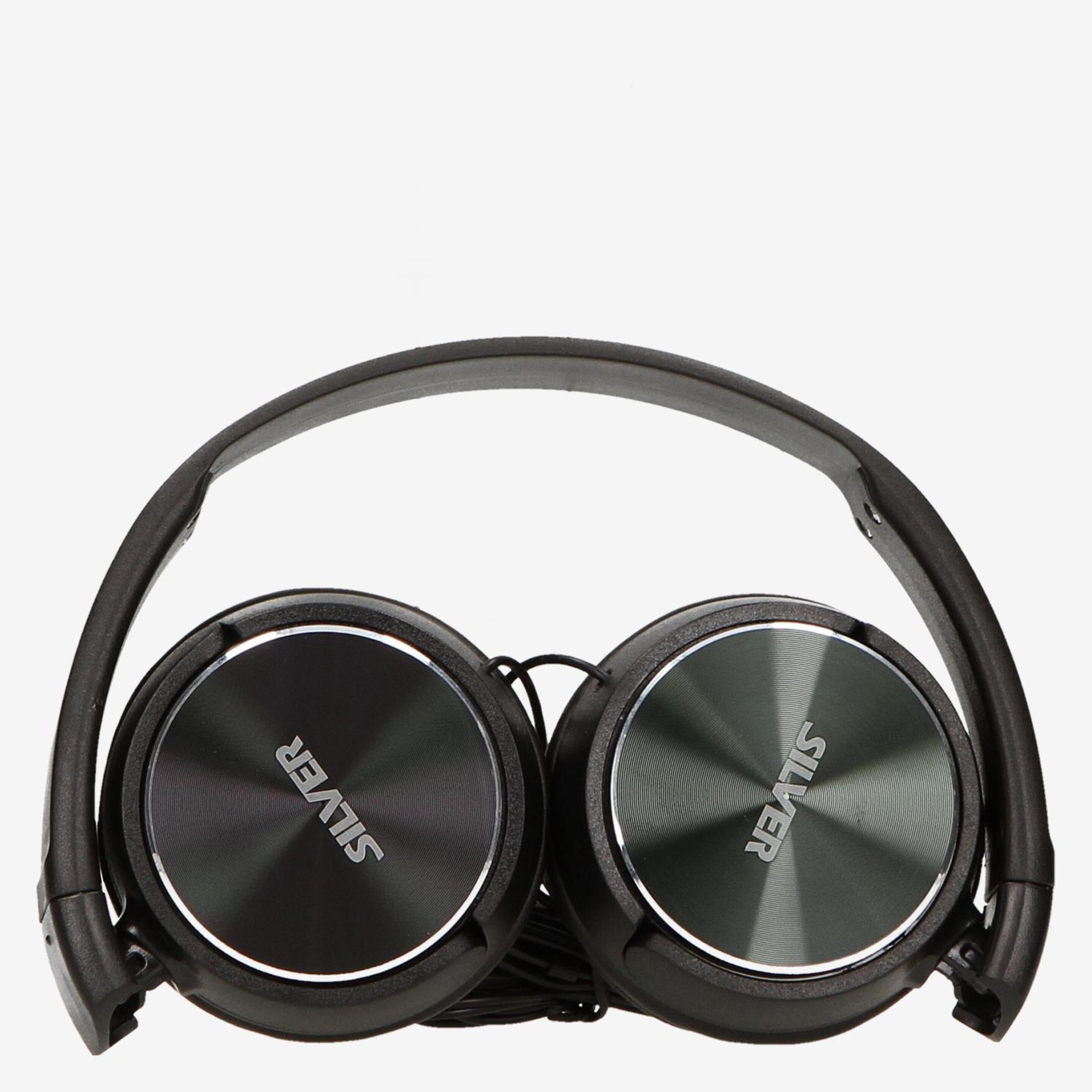 Auriculares SILVER Plegables Negro