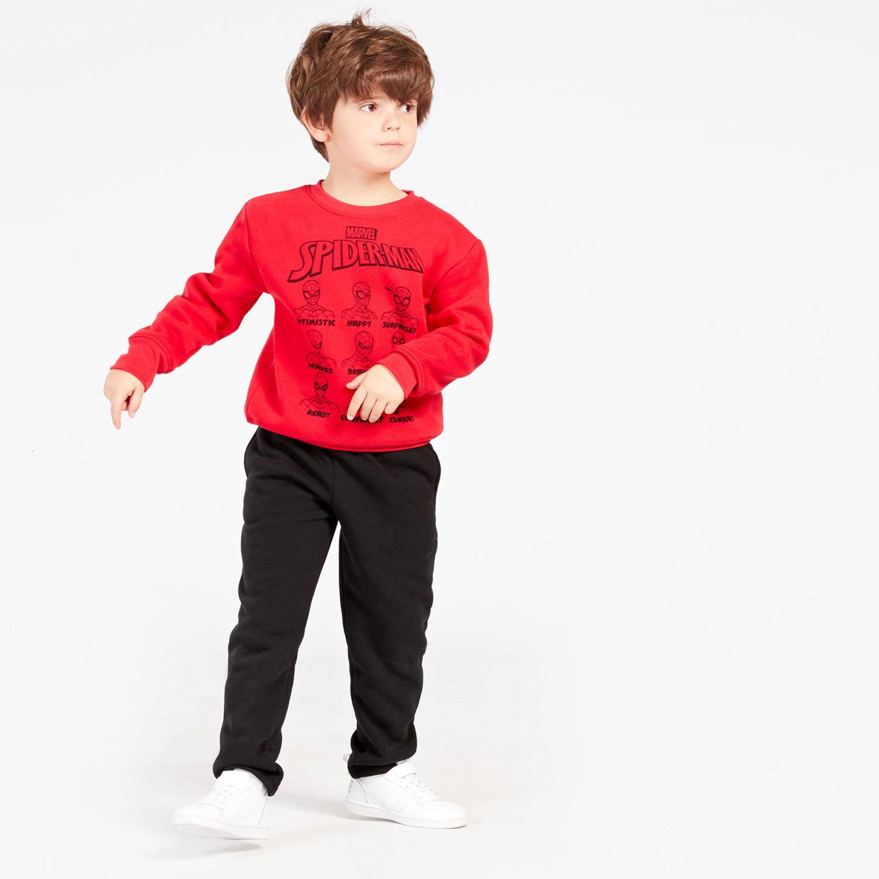 Chandal Spiderman Rojo Negro Niño (2-8)