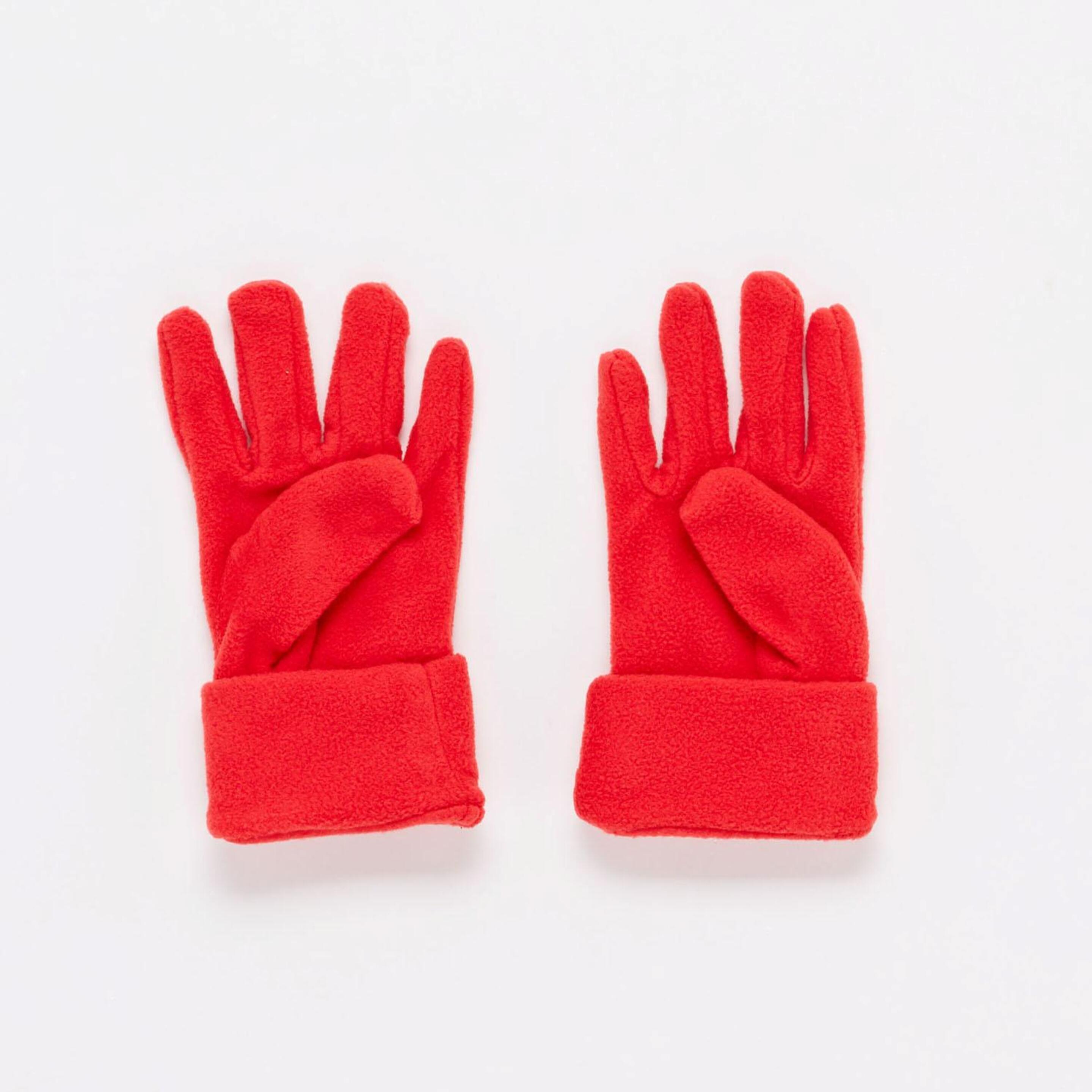 Guantes Montaña Niños Rojos Boriken