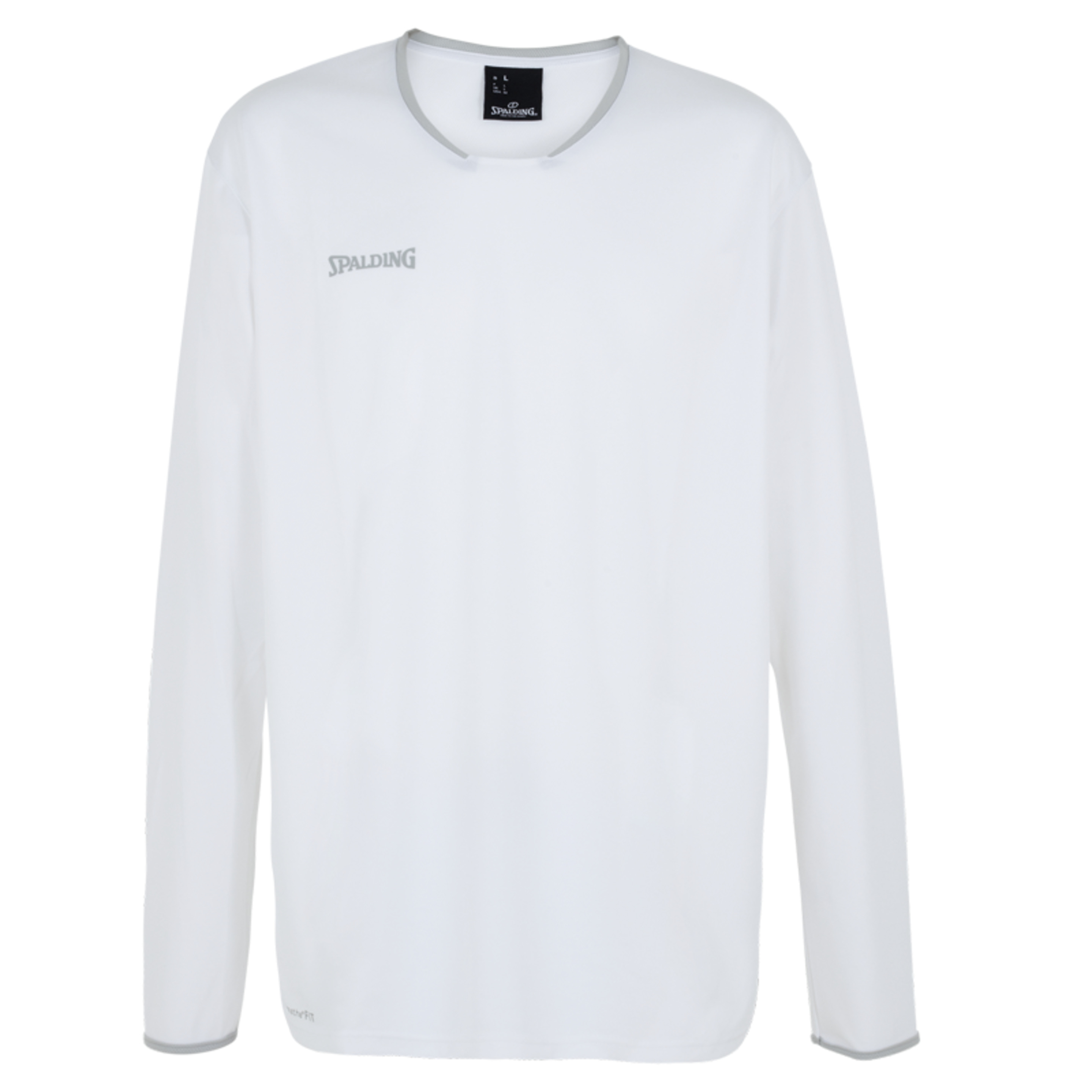 Move Shooting Shirt L/s Blanco/plata Spalding