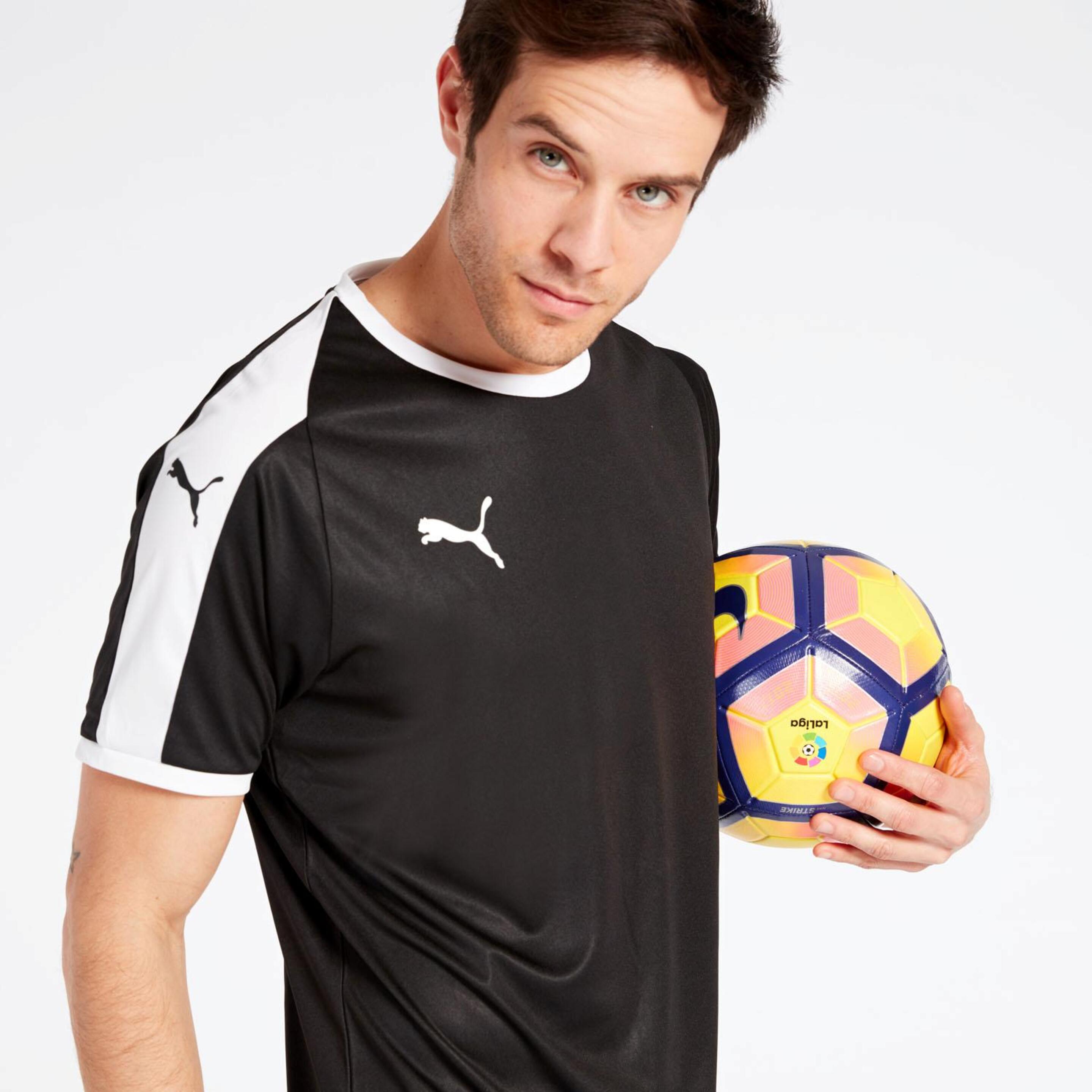 Camiseta Fútbol Puma Negra