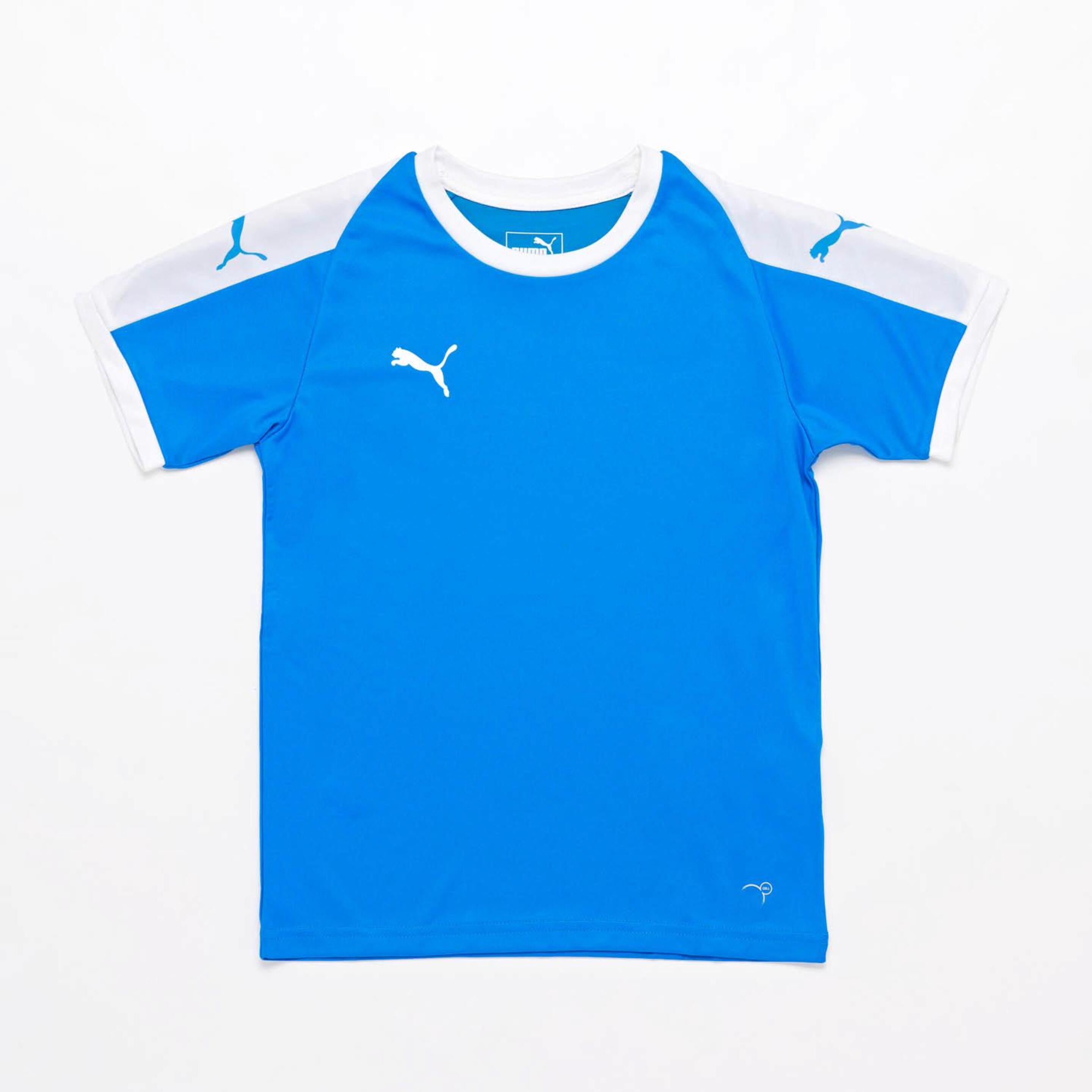 Camiseta Puma Liga Azul Junior