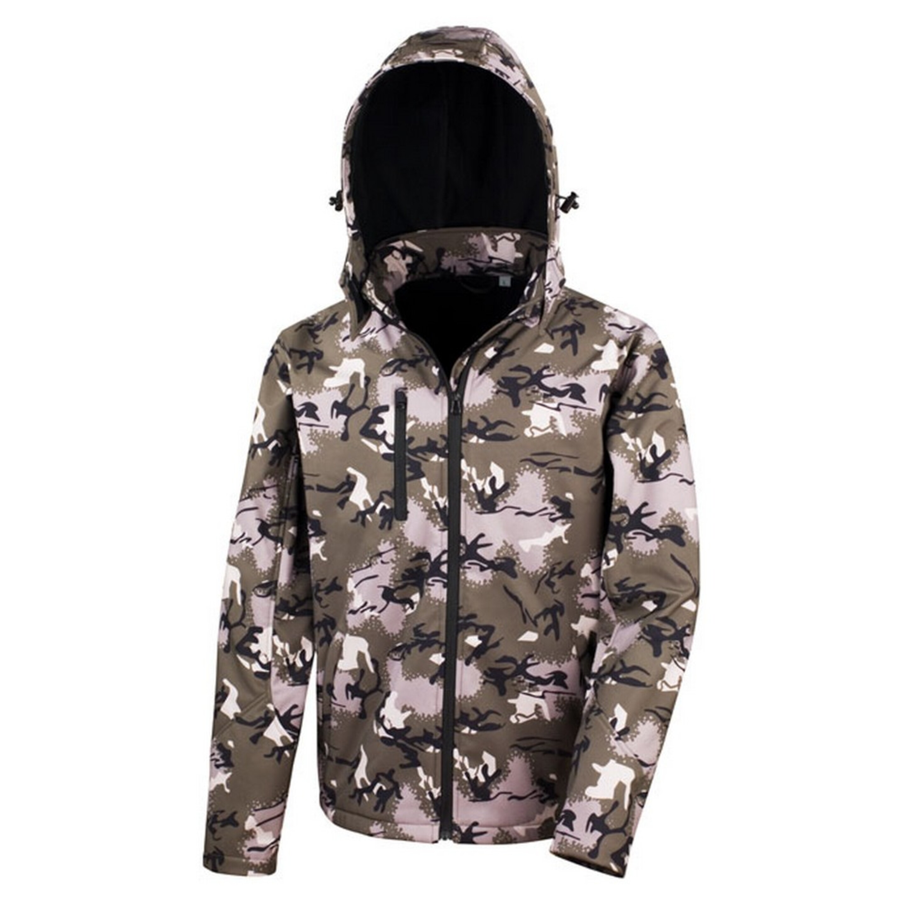 Chaqueta Softshell Con Capucha Modelo Camo Tx Result