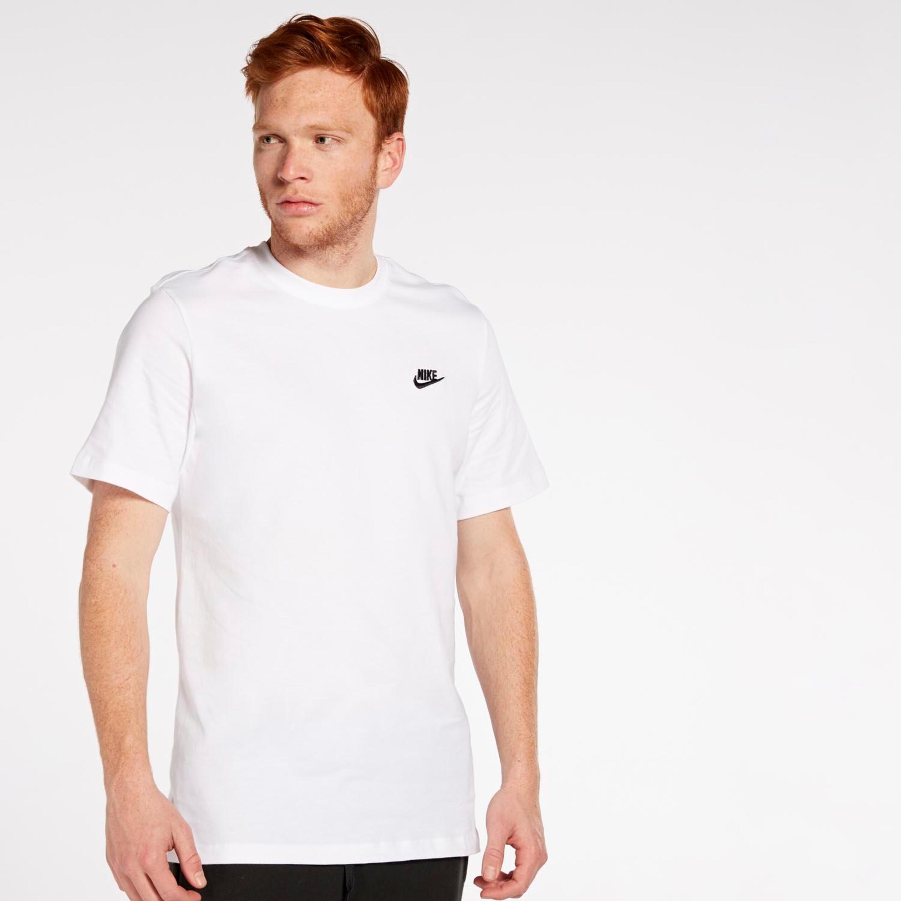 Nike Club - Blanco - Camiseta Hombre