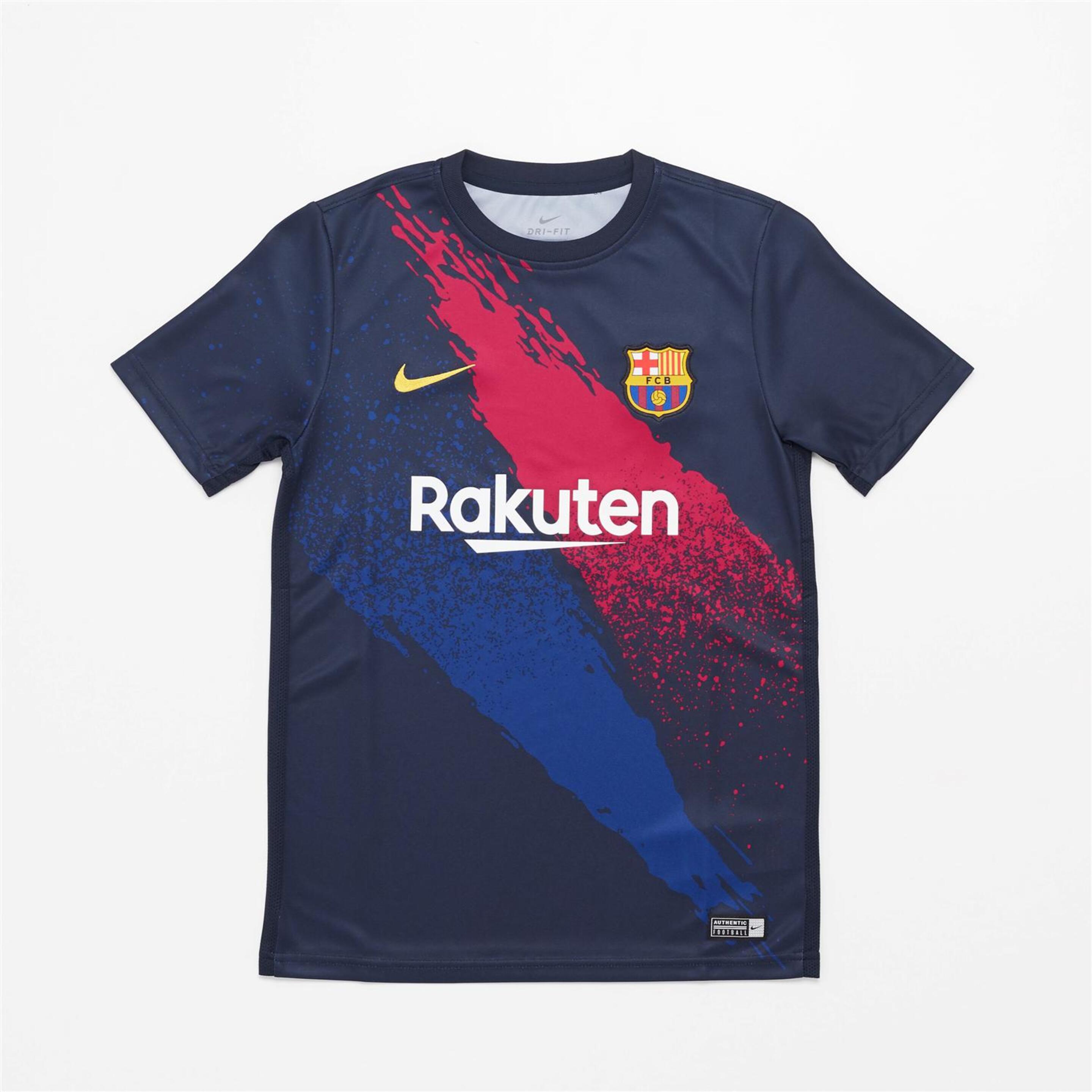 Fcb Jr Camiseta M/c Entrenamiento Futbol