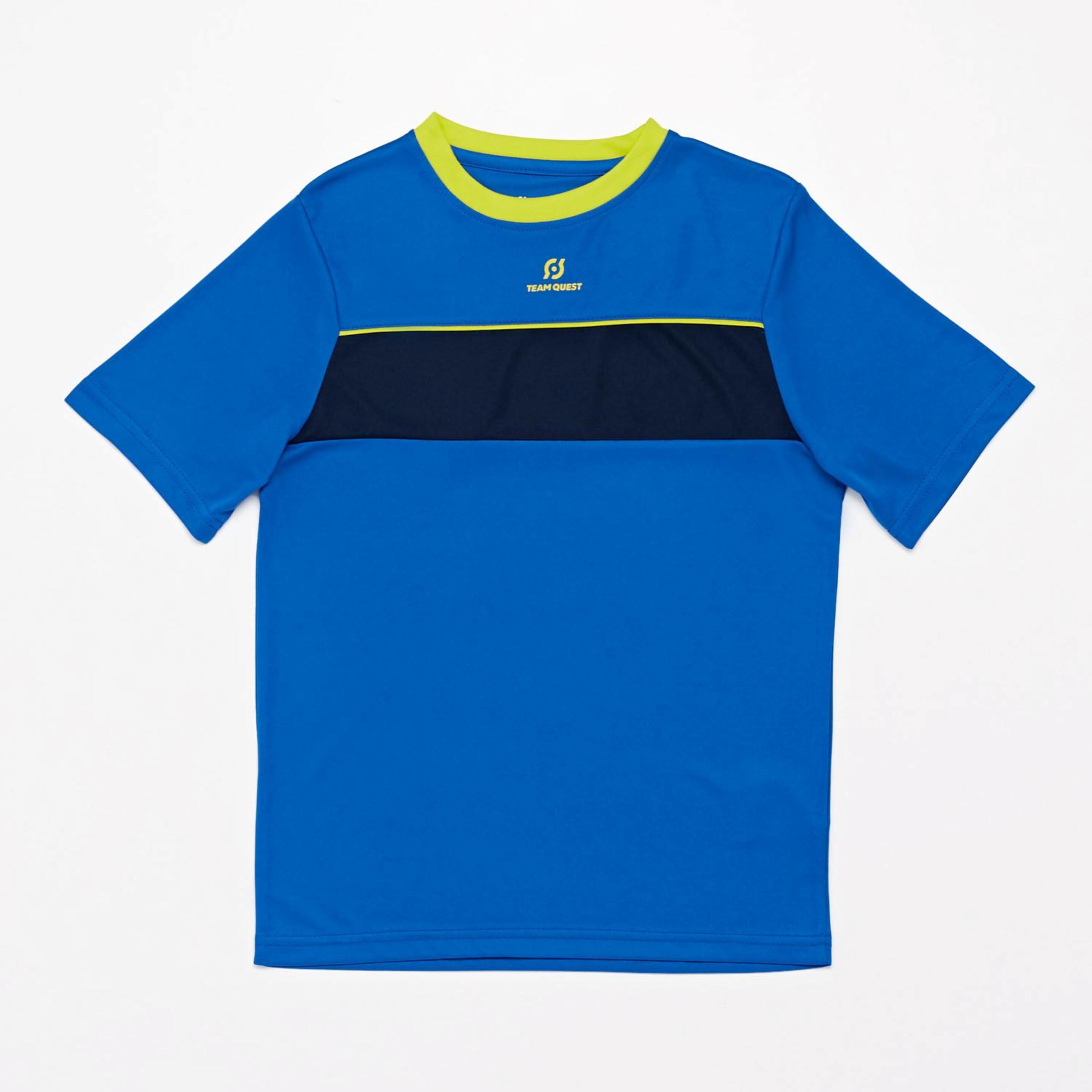T-shirt Team Quest Basic - azul - T-shirt Futebol Júnior