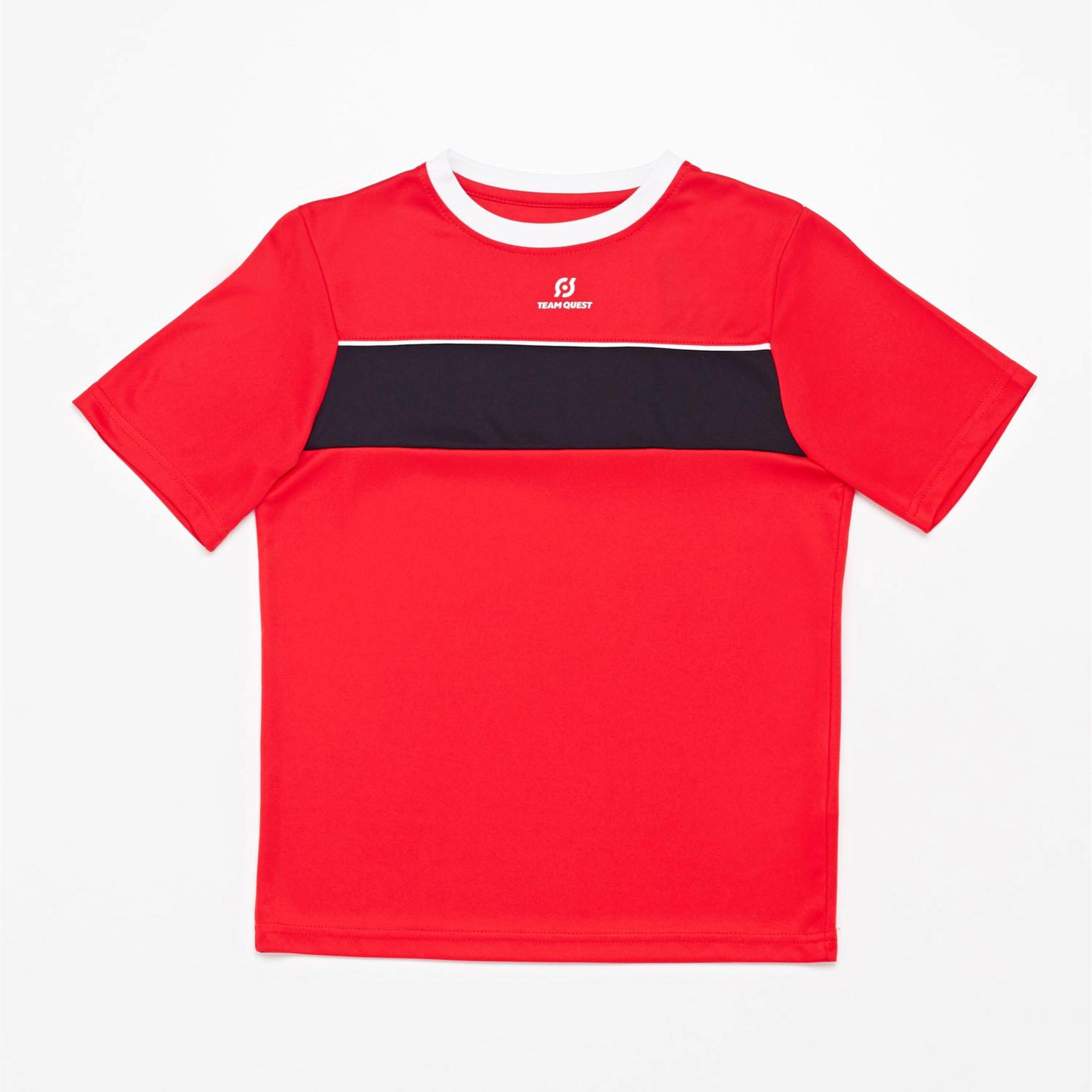 T-shirt Team Quest Basic - rojo - T-shirt Futebol Júnior
