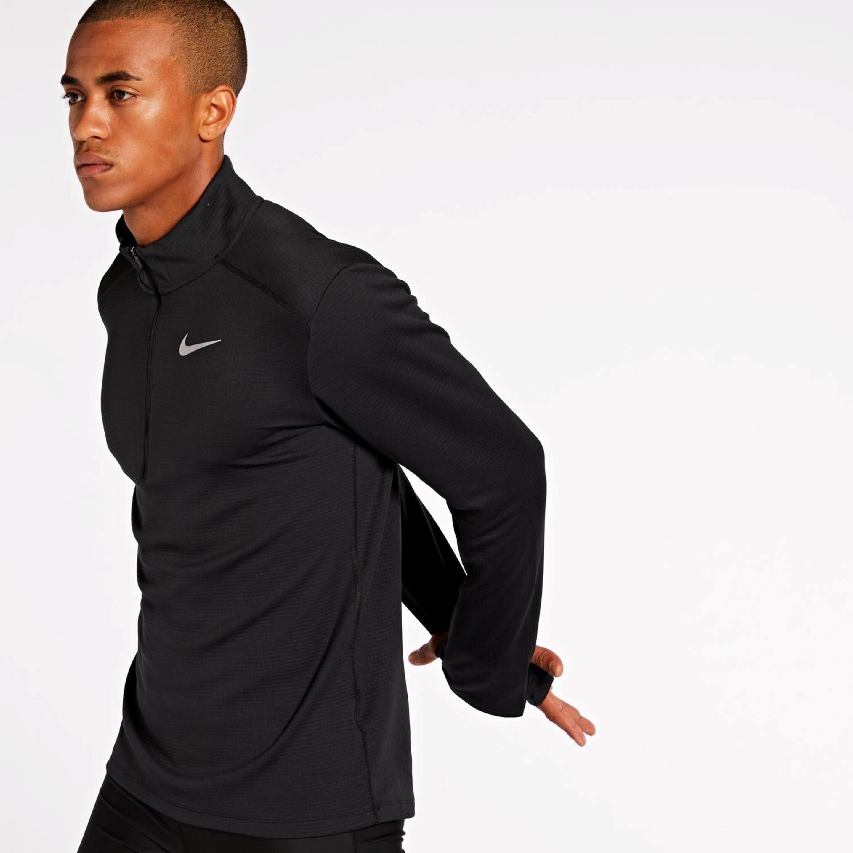 Sudadera Térmica Nike - Negro - Sudadera Running Hombre