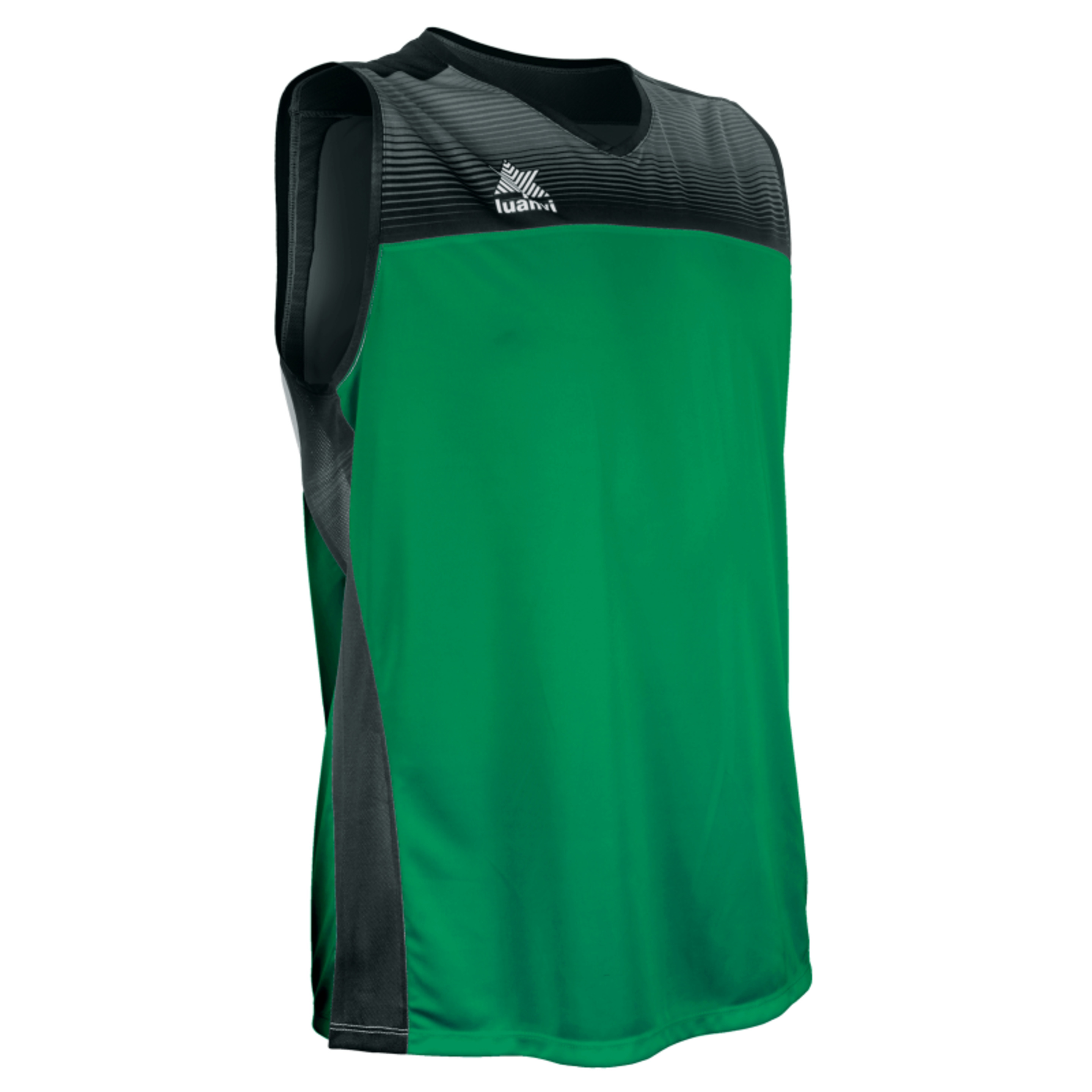 Camiseta Sin Mangas Basket Portland - verde-negro - 