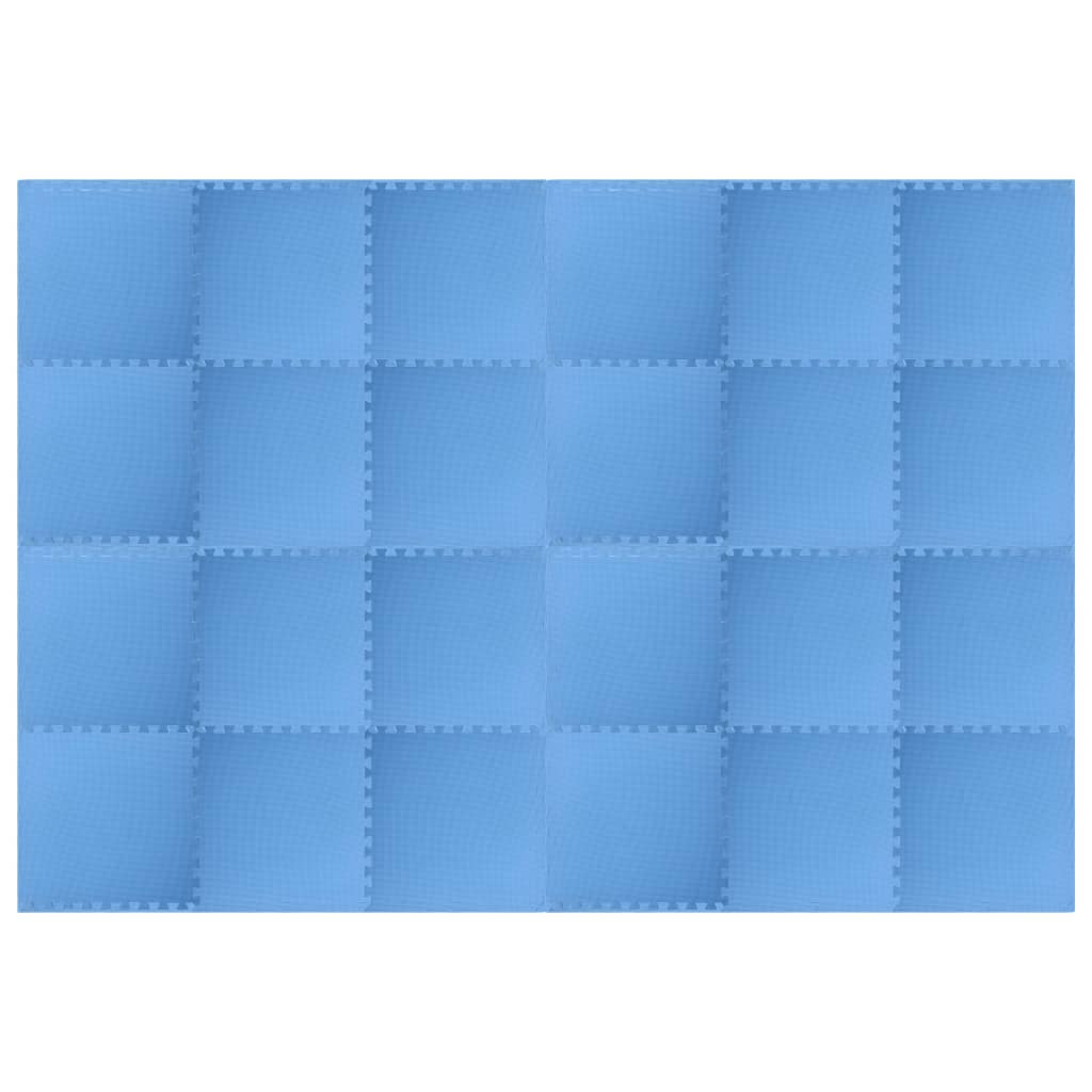 Esterilla Puzzle Vidaxl Azul 8.64 M²