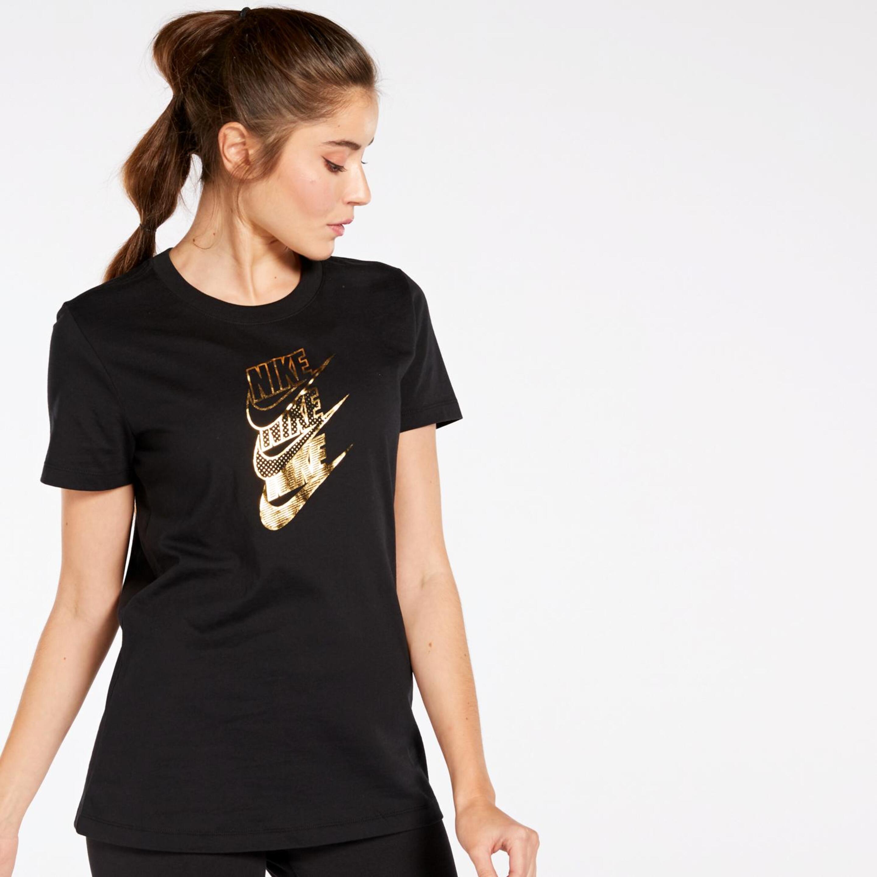 T-shirt Nike Gold Swoosh