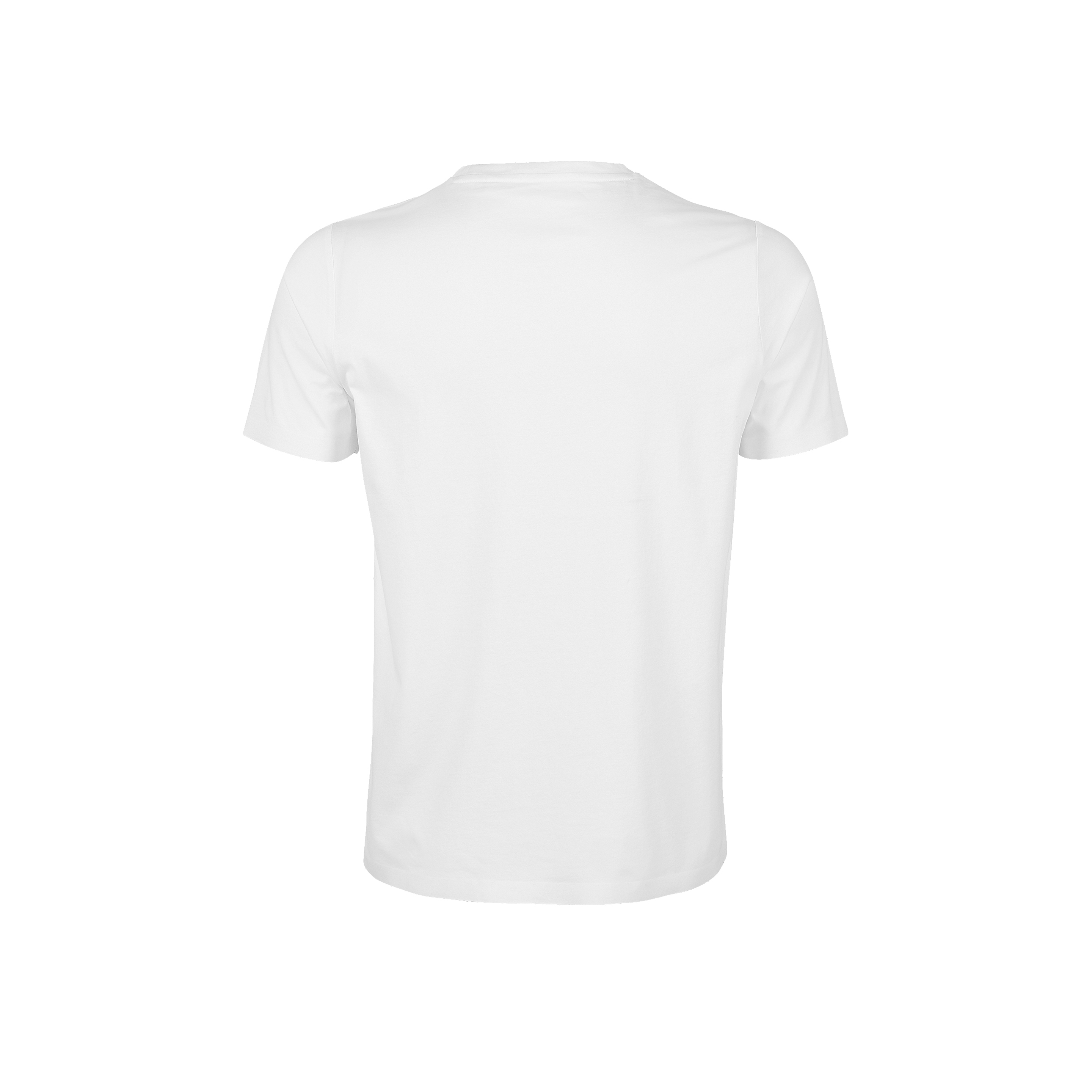 Camiseta Masculina De Manga Curta Mercerizada Jérsei Liso Neoblu Lucas Branco S Ideal Para Homens