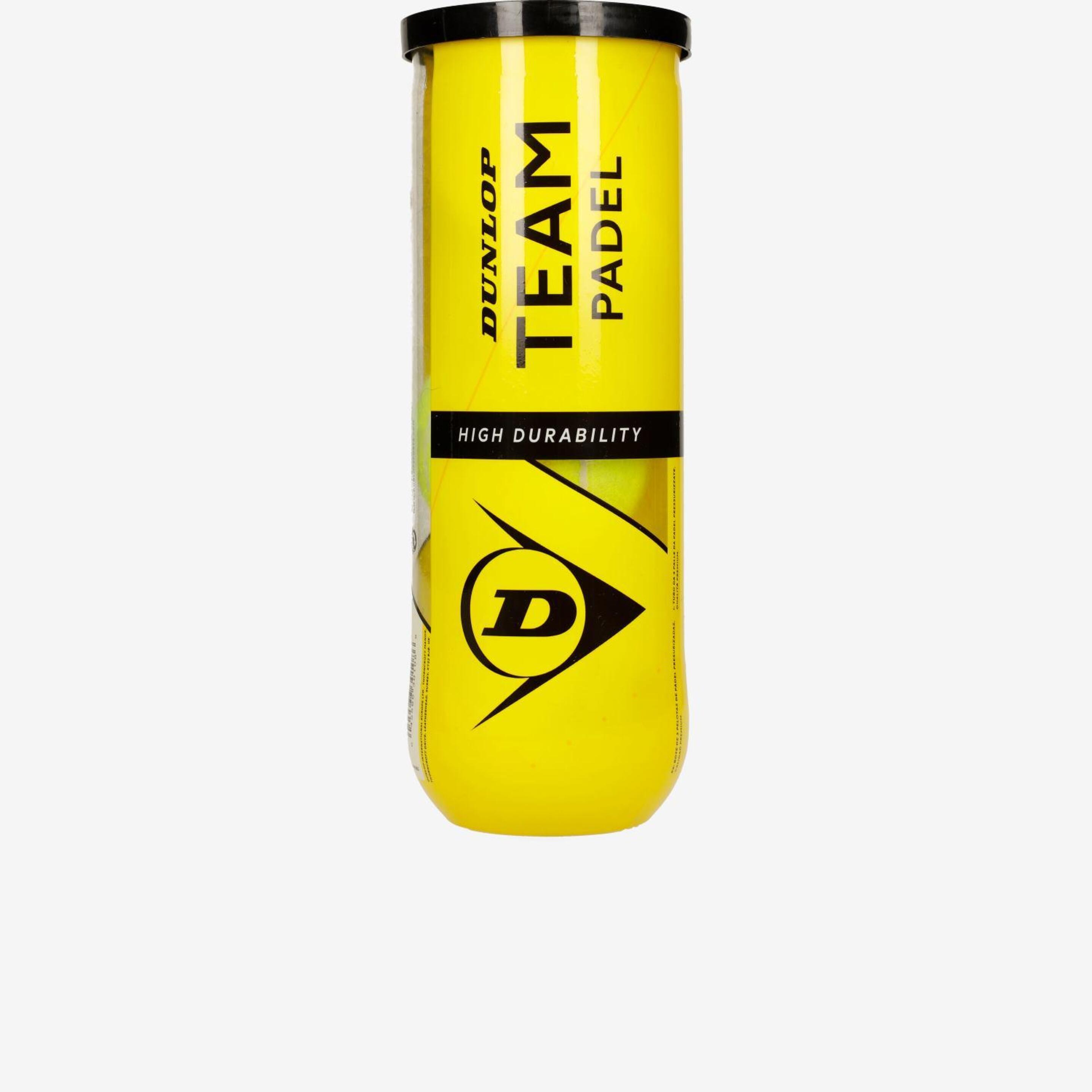 Dunlop Team Padel - amarillo - Pelotas Pádel