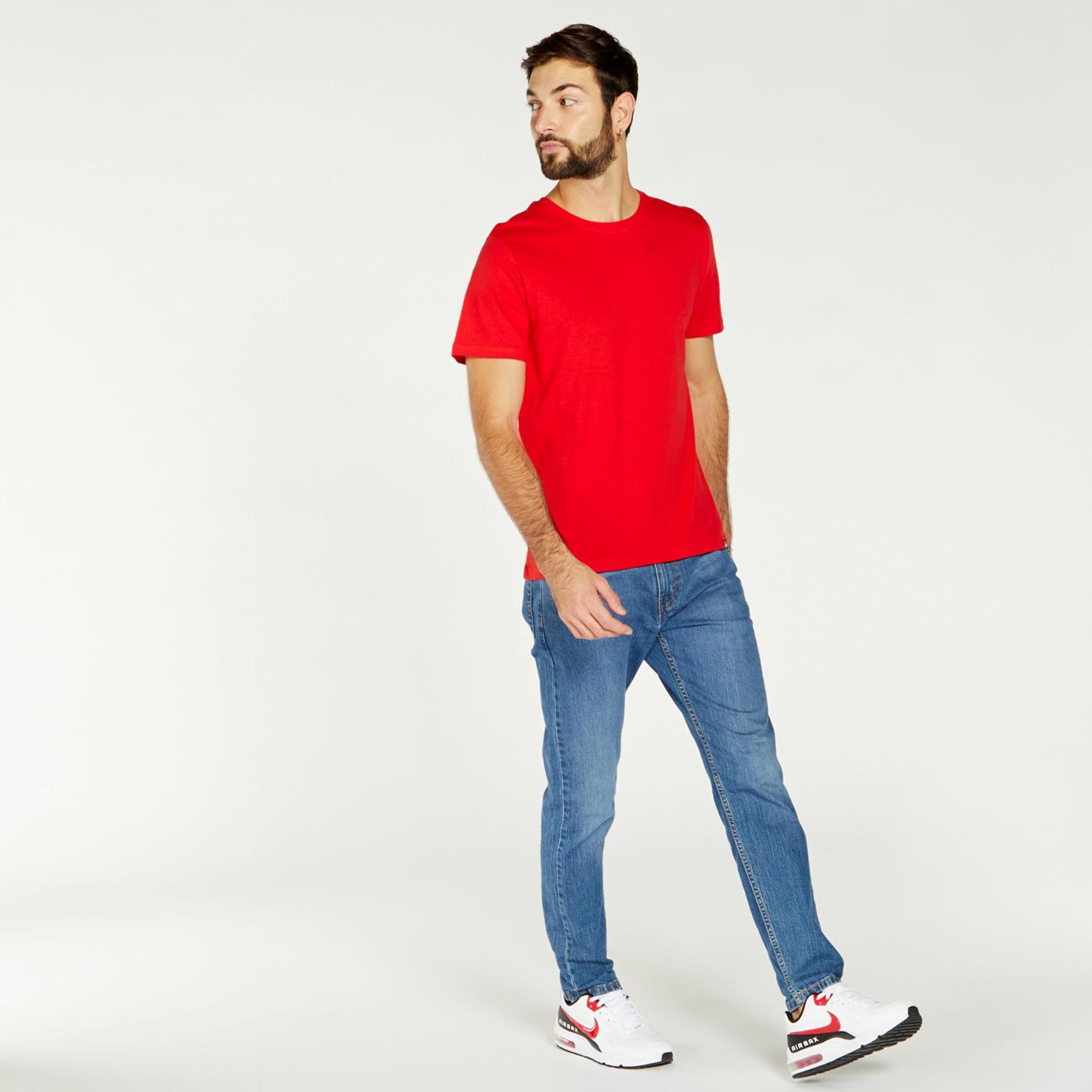 Camiseta Up Basic - Roja - Camiseta Manga Corta Hombre