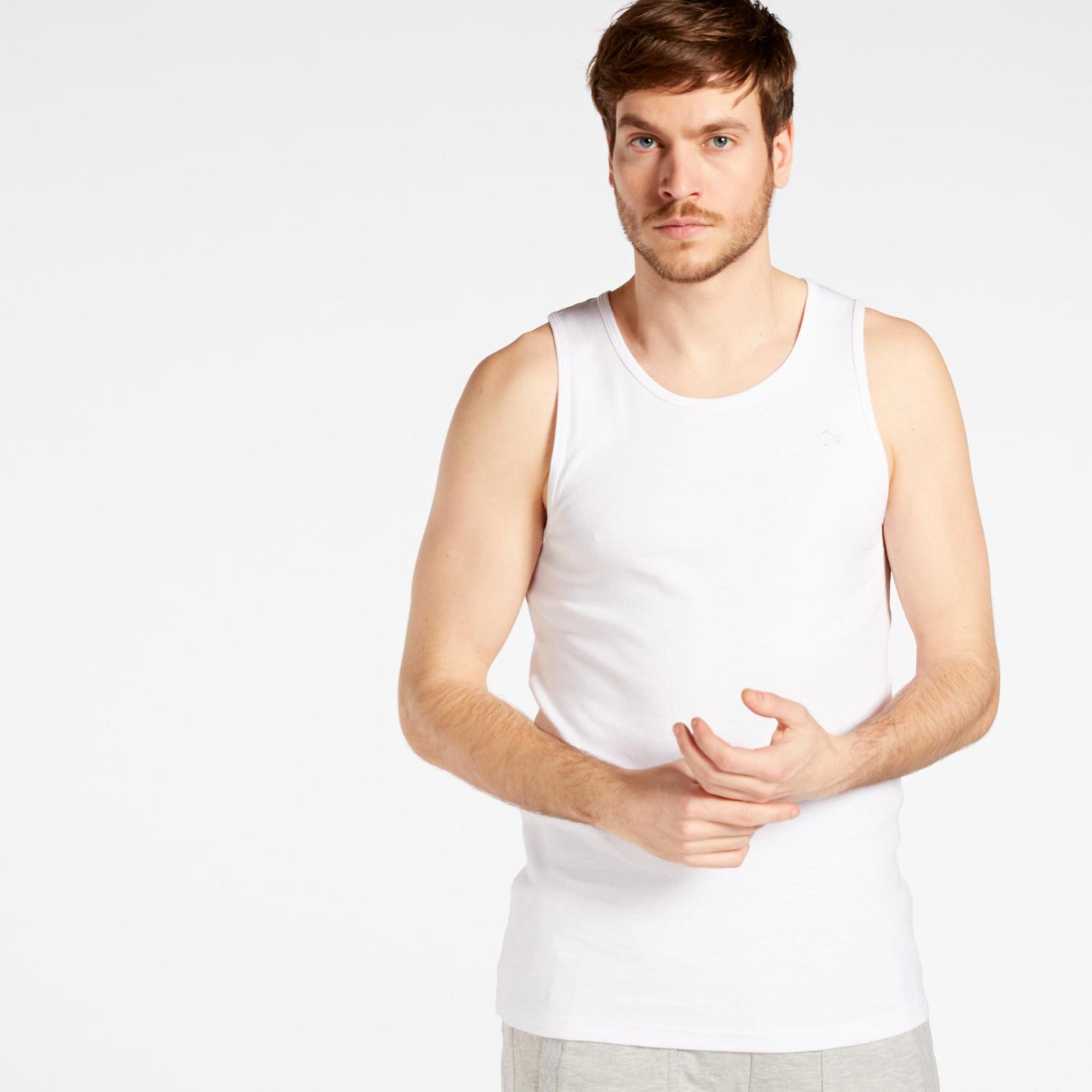 Up Basic - blanco - Camiseta Tirantes Hombre