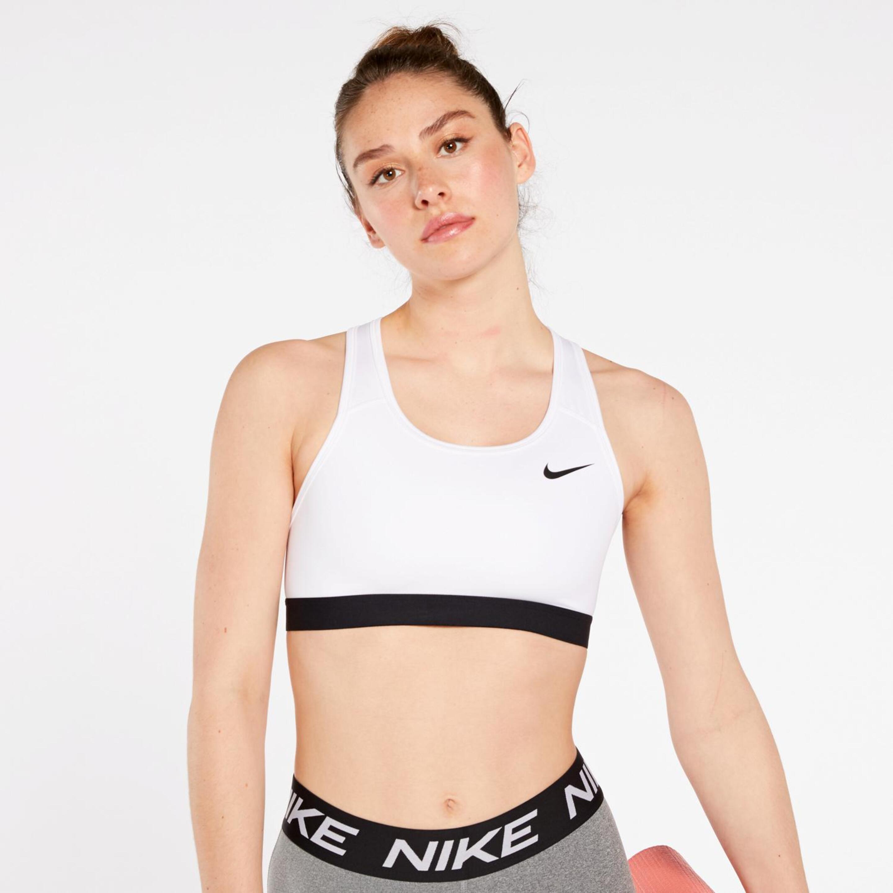 Top Nike - Branco - Soutien Desporto Mulher | Sport Zone