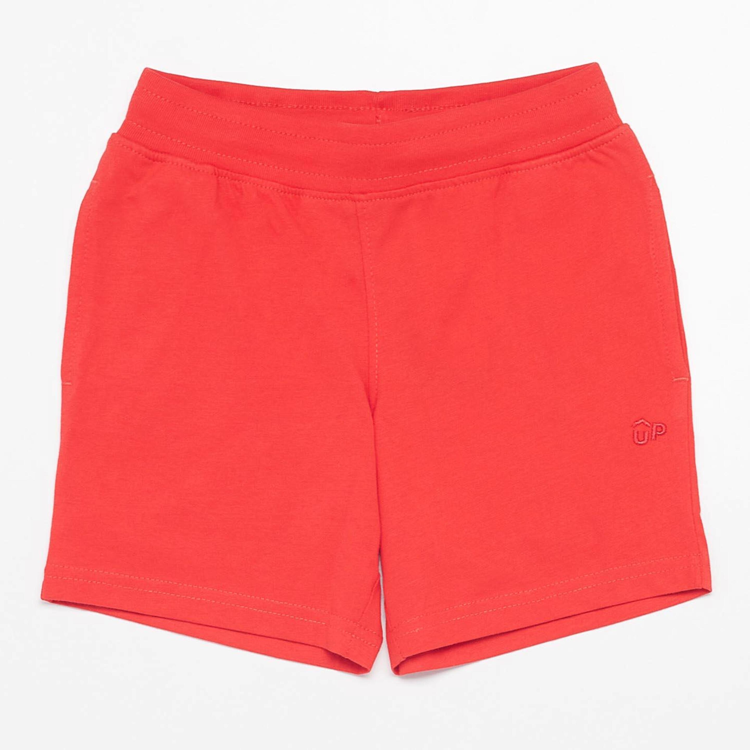 Pantalón Corto Up Basic - rojo - Bermudas Niño