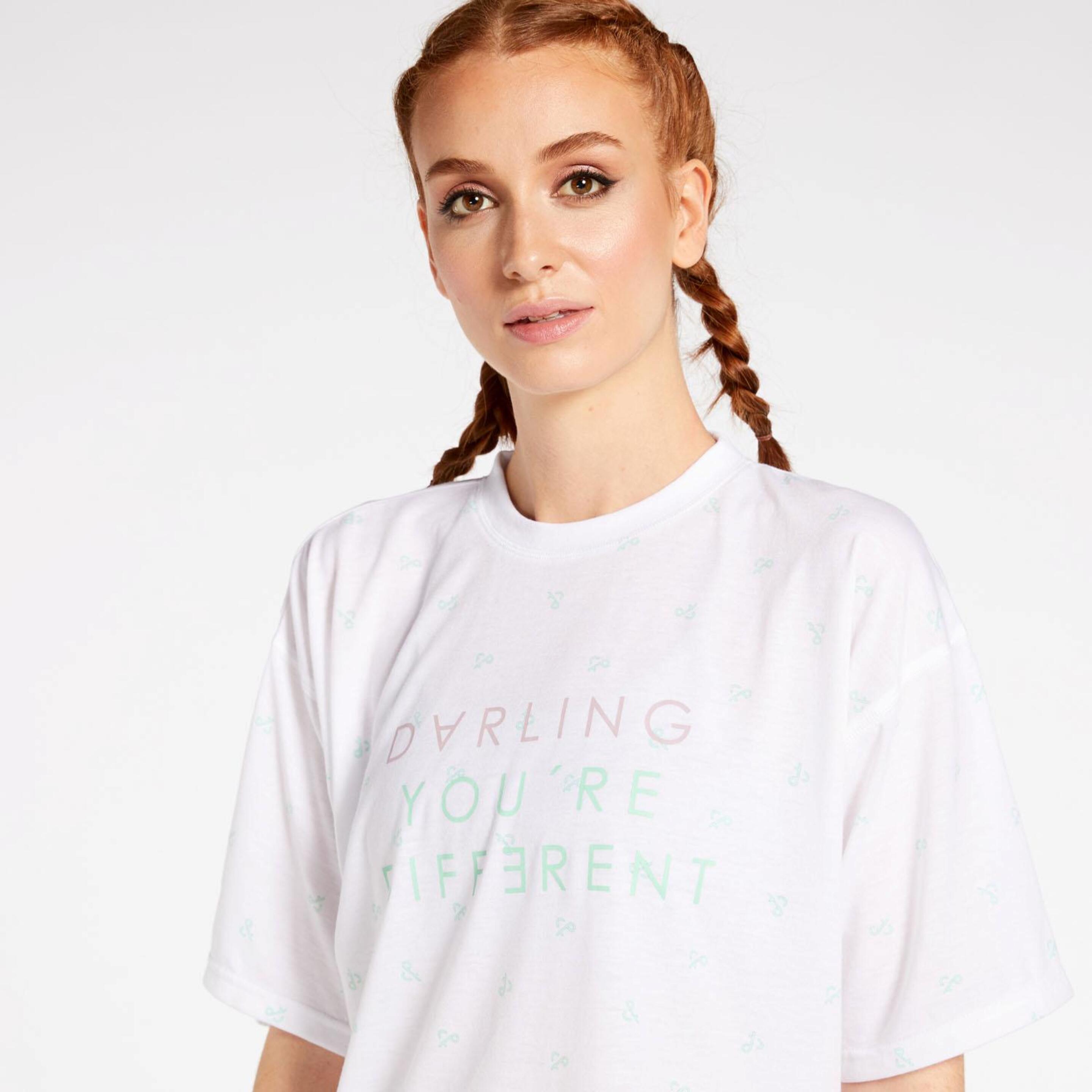 T-shirt Crop Silver Essentials