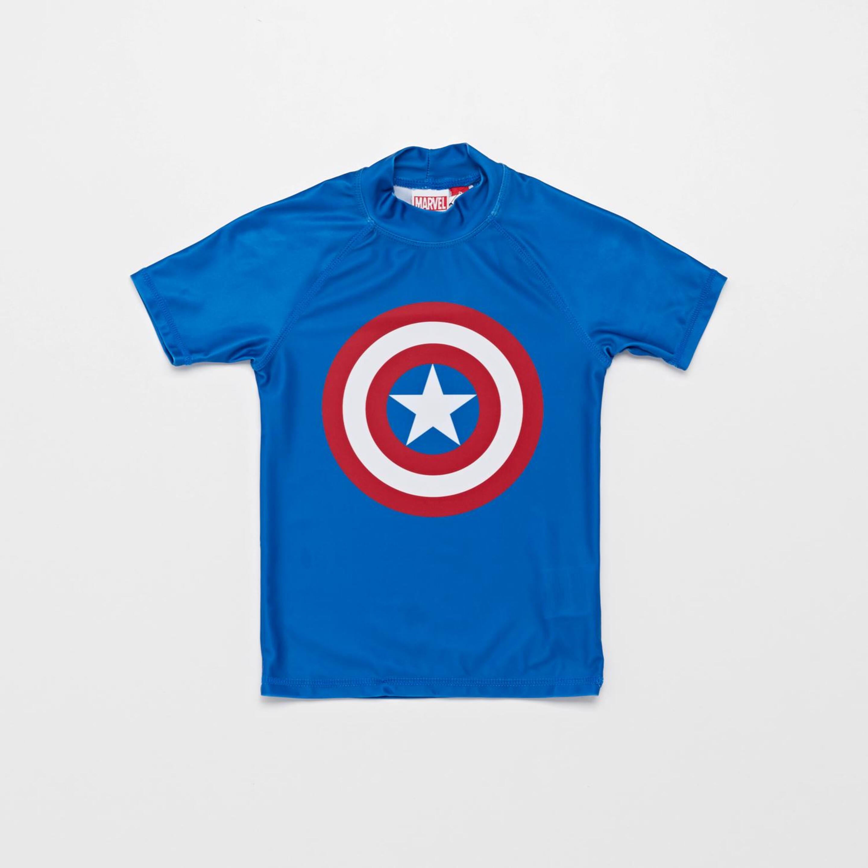 Camiseta Natación Capitán América