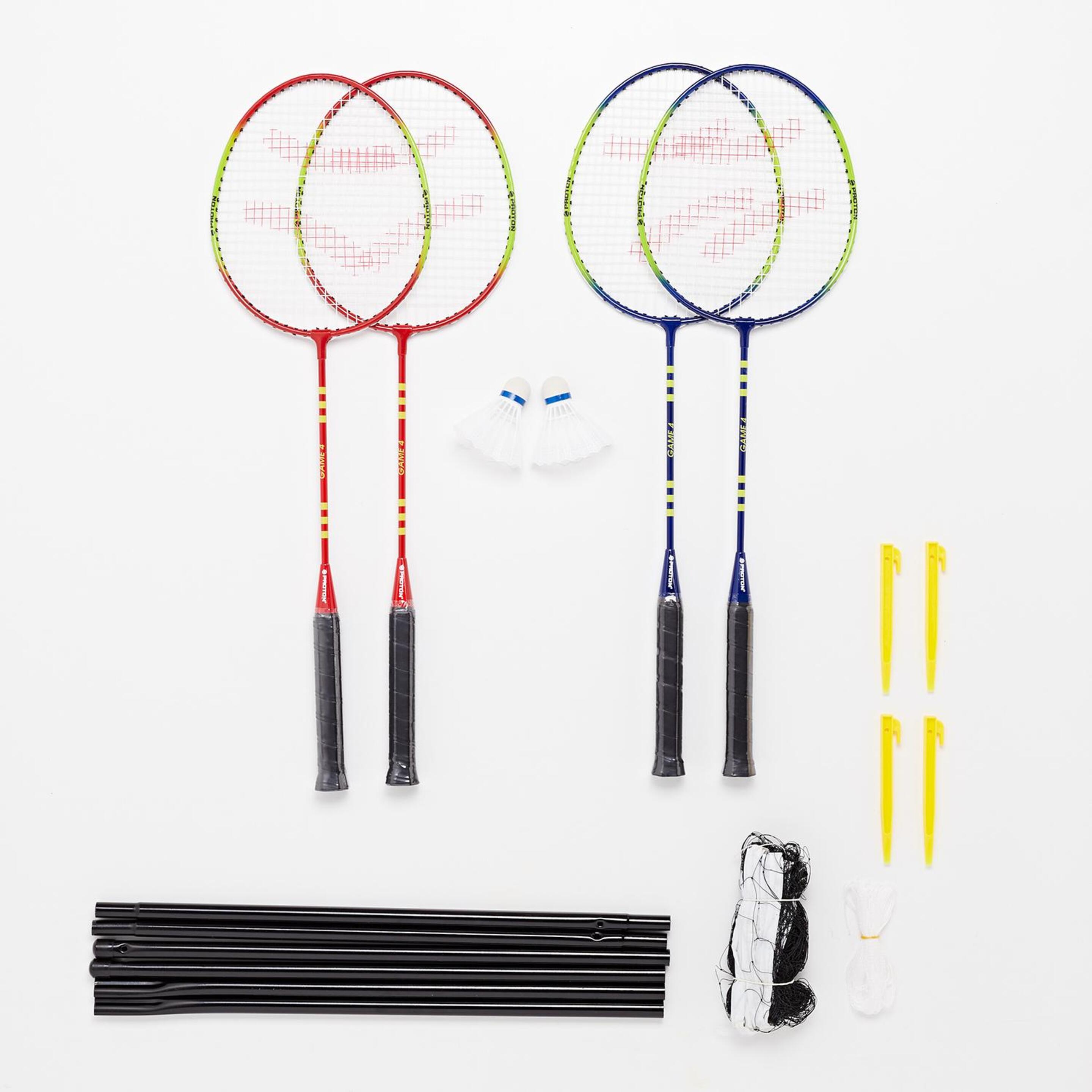 Raqueta Badminton Protón Set 4