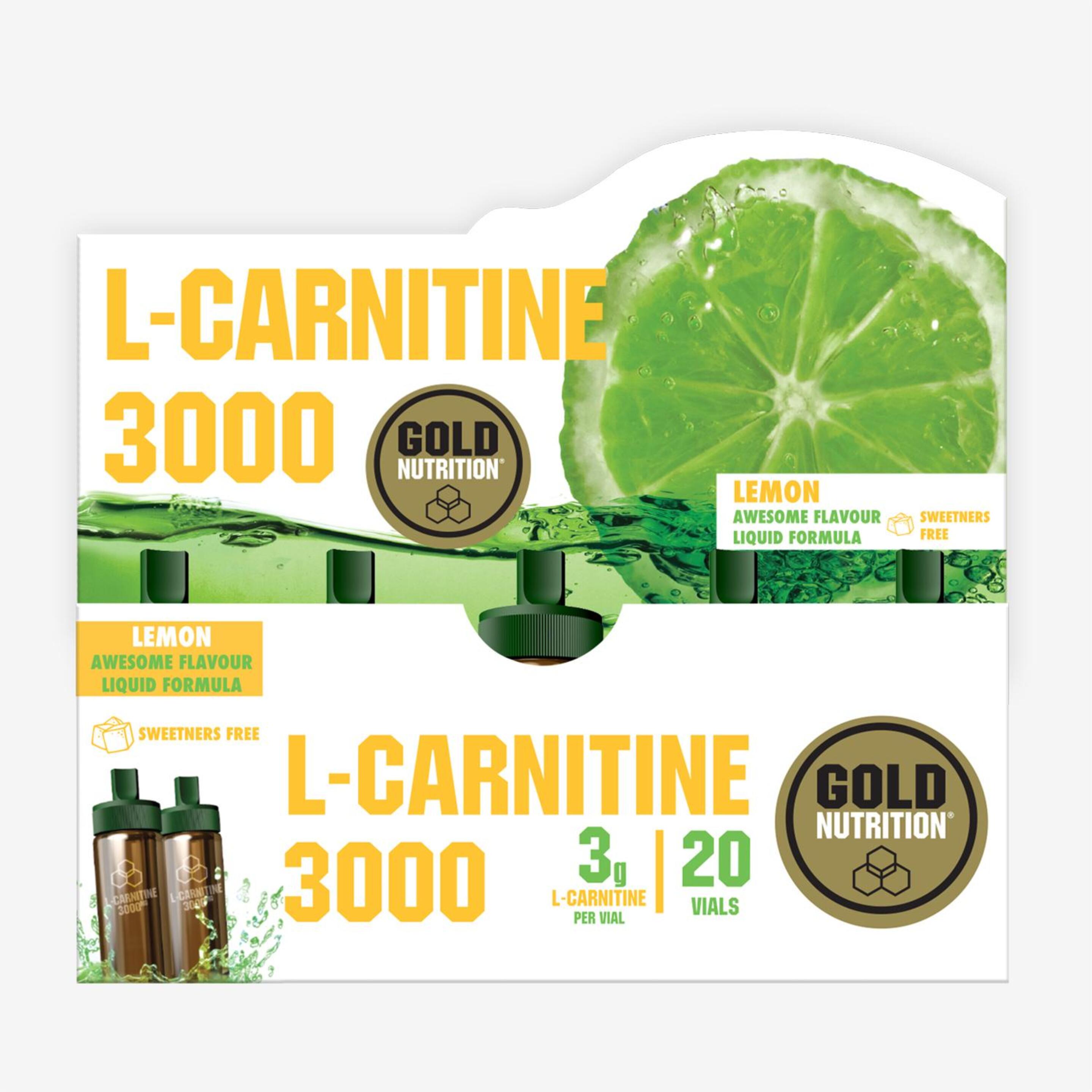 Gold Nutrition L-Carnitine 3000 - Único - 20 Ampolas | Sport Zone MKP