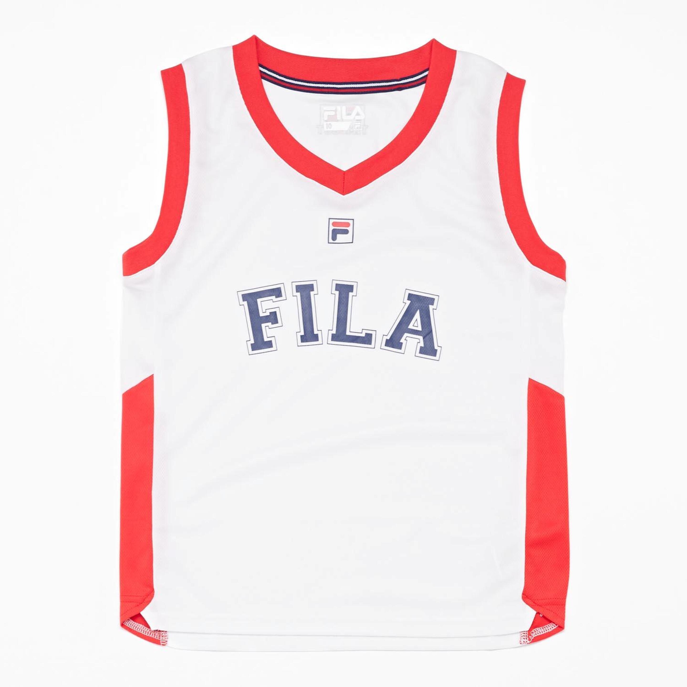Fila Basket Jr Camiseta S/m Pol Excl