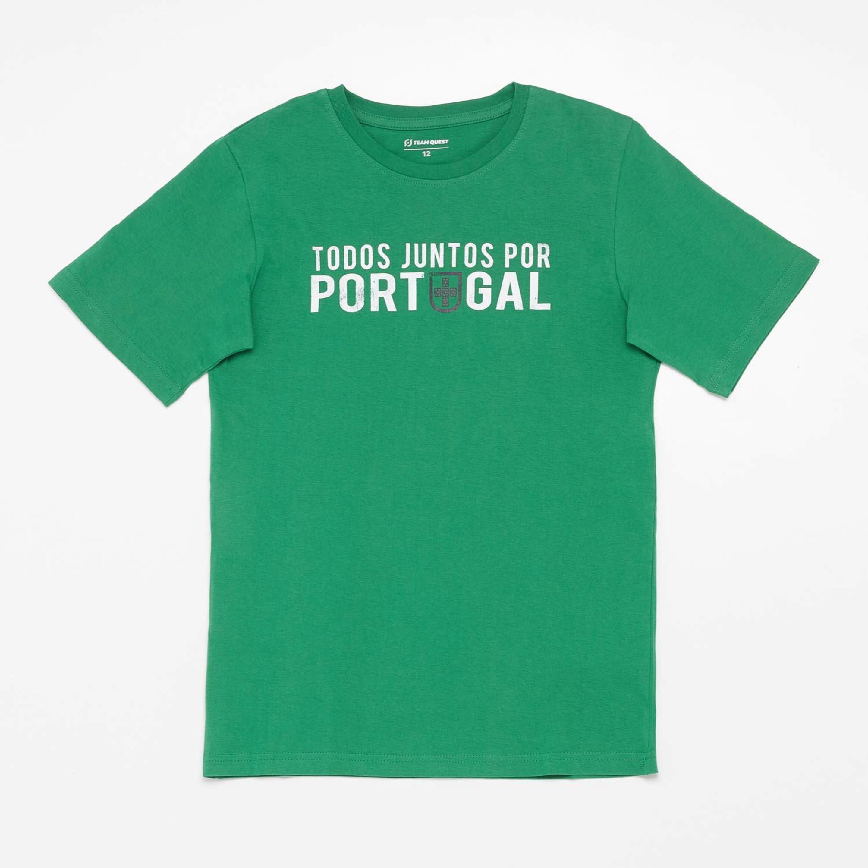 Eurocopa Jr Camiseta M/c Alg. Portugal