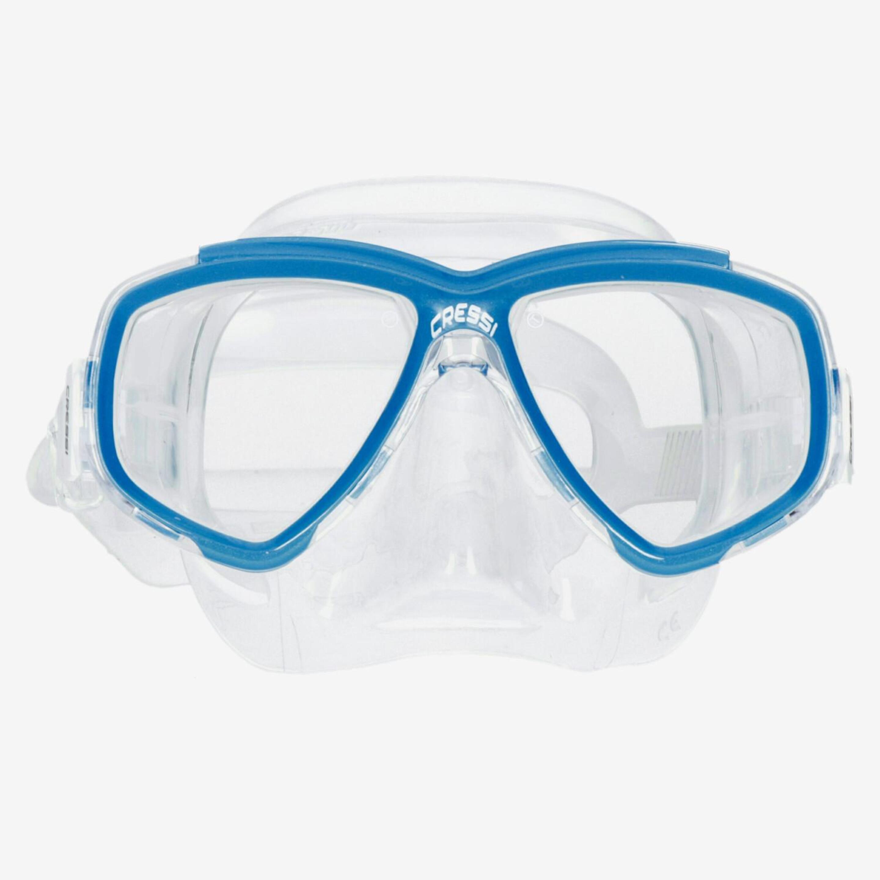 Gafas Buceo Cressi Perla - azul - Máscara Snorkel