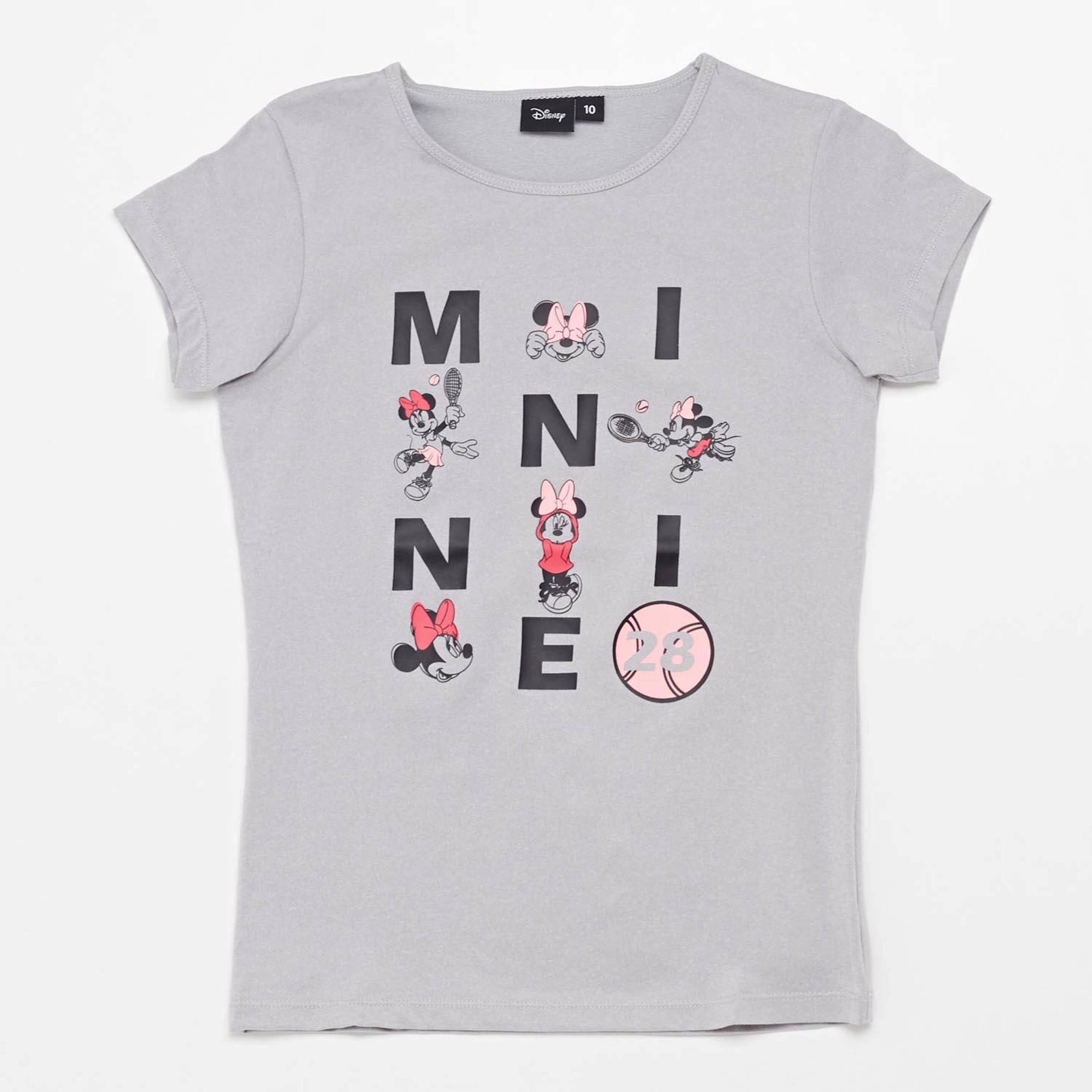Std-di Mickey Camiseta M/c Pol. Raqueta Minnie Exc