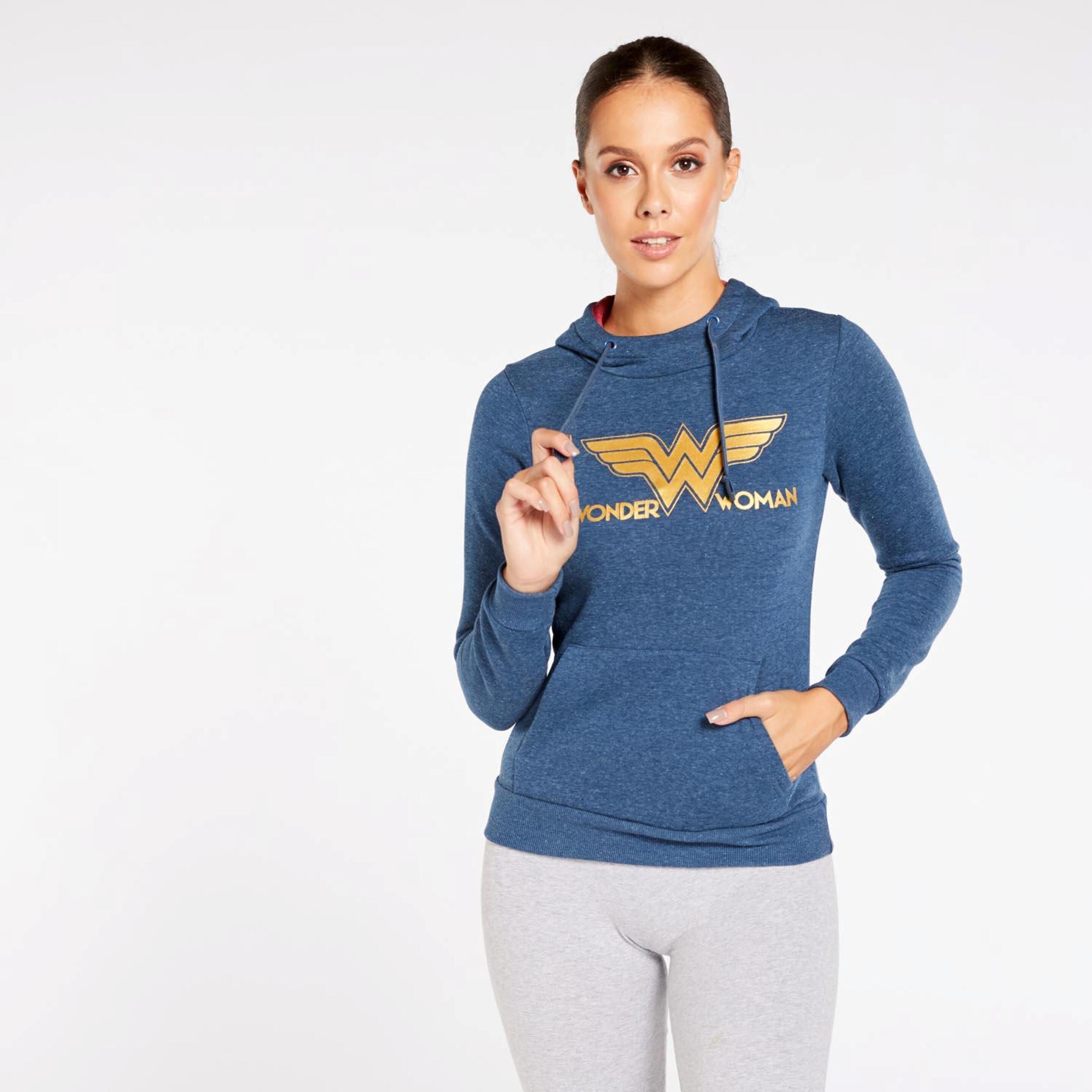 Sweatshirt Wonder Woman - Azul - Sweat Mulher | Sport Zone