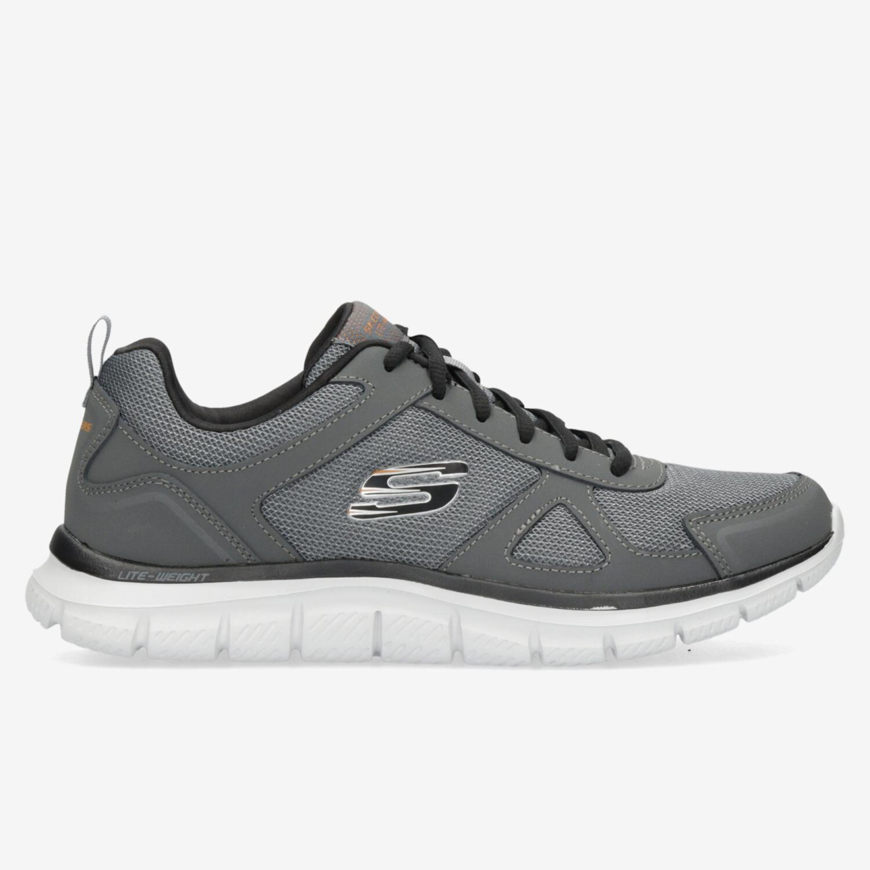 Skechers Track-scloric. Charcoal/black. 52631/ccbk - gris - 