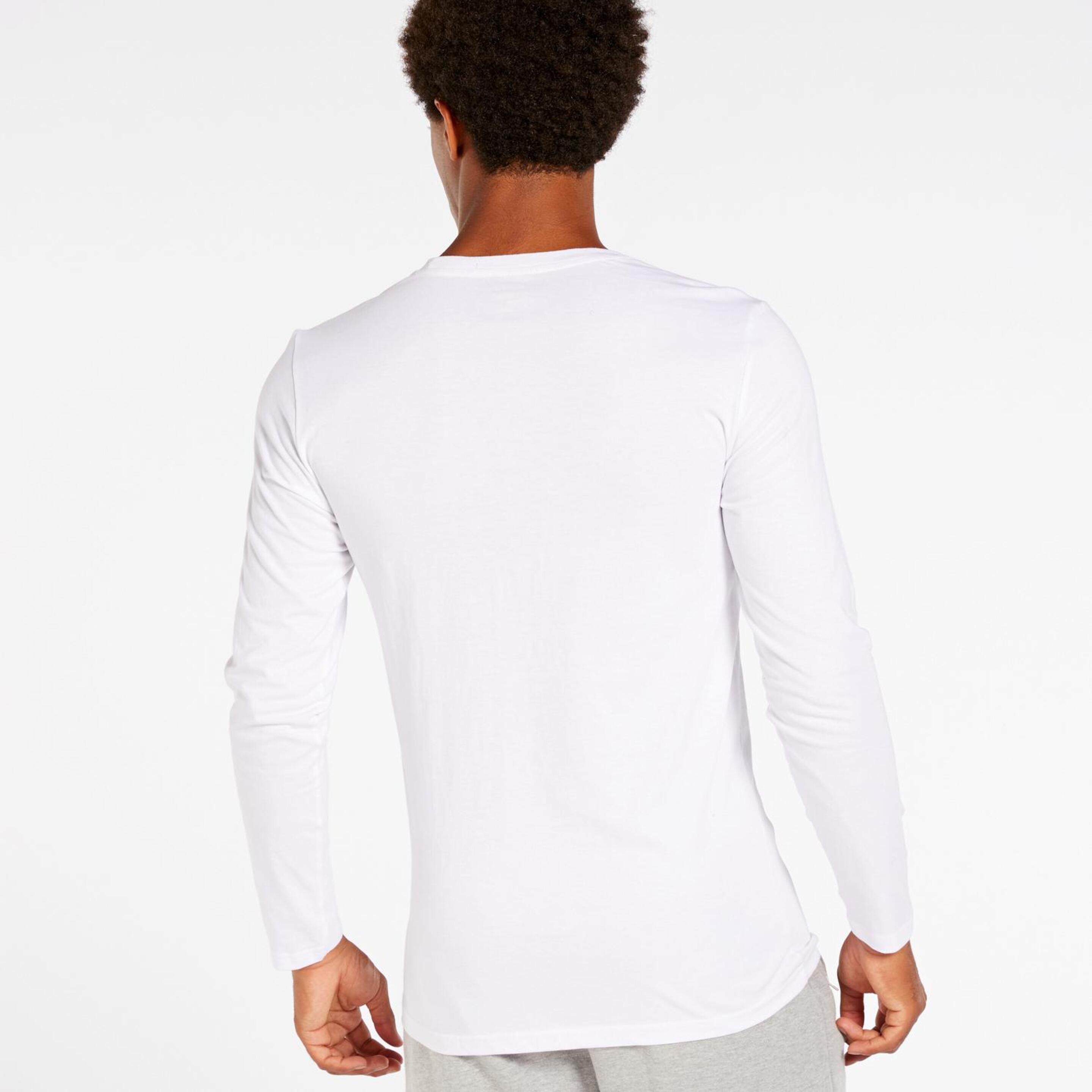 Camiseta Up Basic - Blanco - Camiseta Manga Larga Hombre