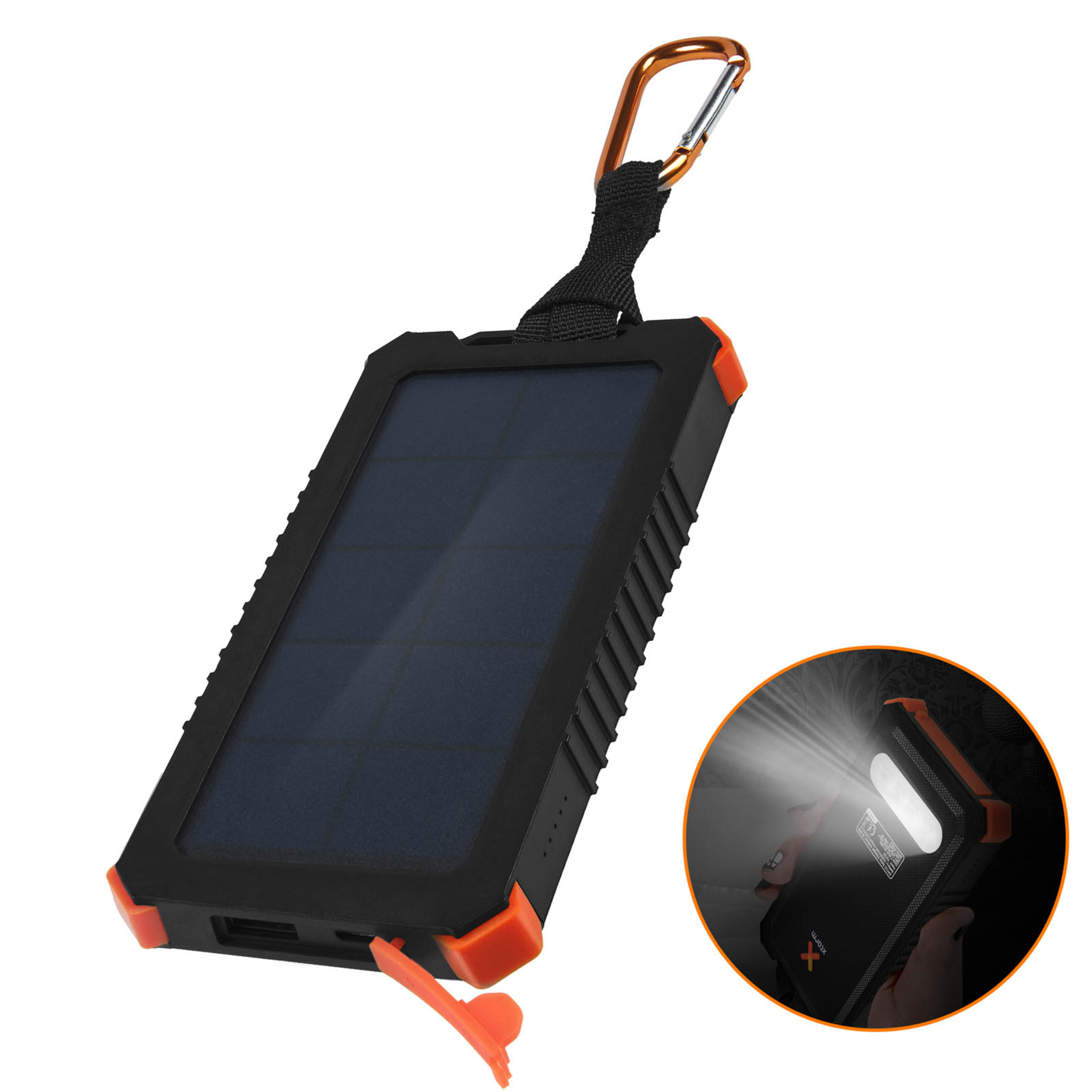 Batería Solar Usb 2,1a 5000mah Ipx4 Resistente A Los Impactos Xtorm Impulse